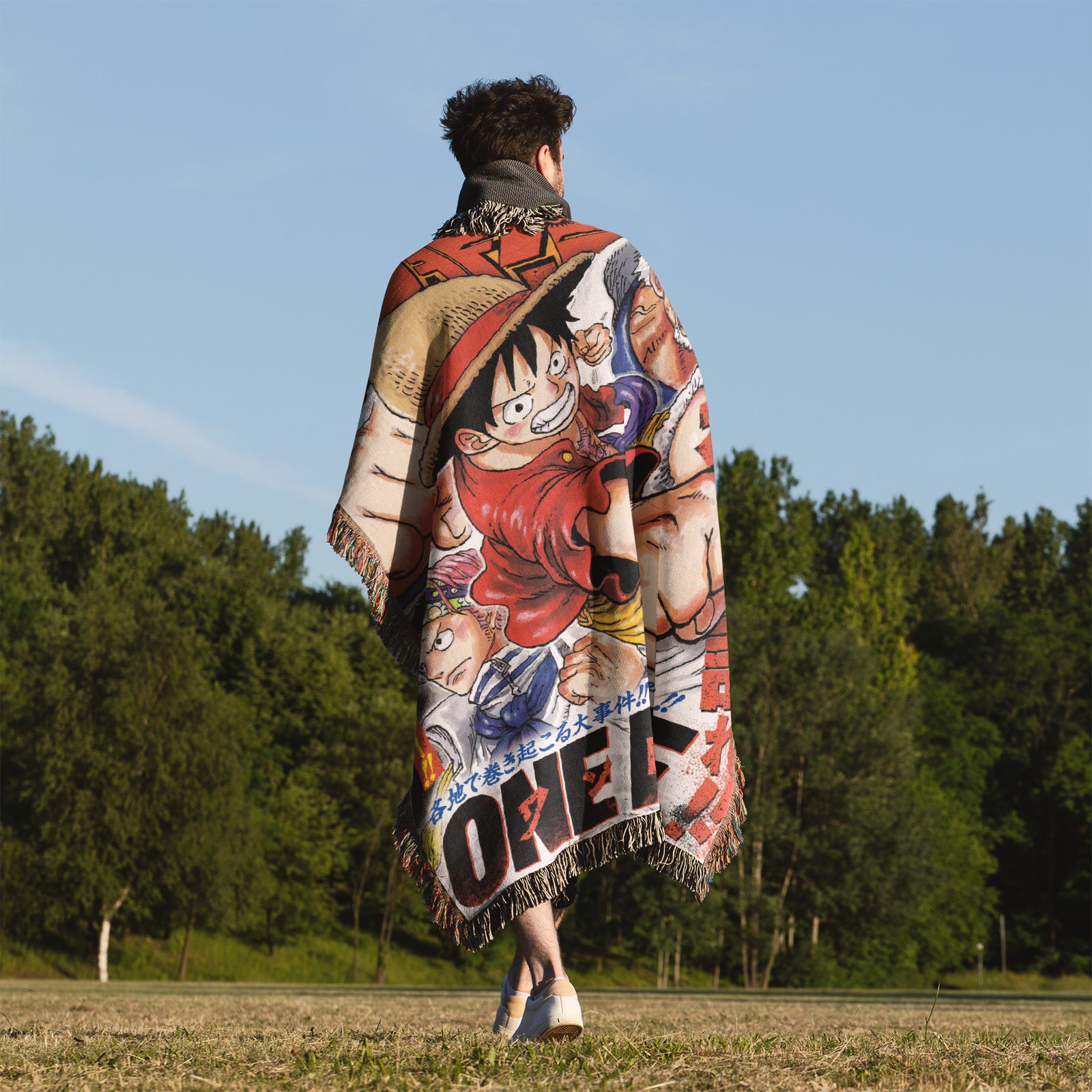 Tapisserie de couverture tissée une pièce – Personnalité Anime Room Decor Gift-VII