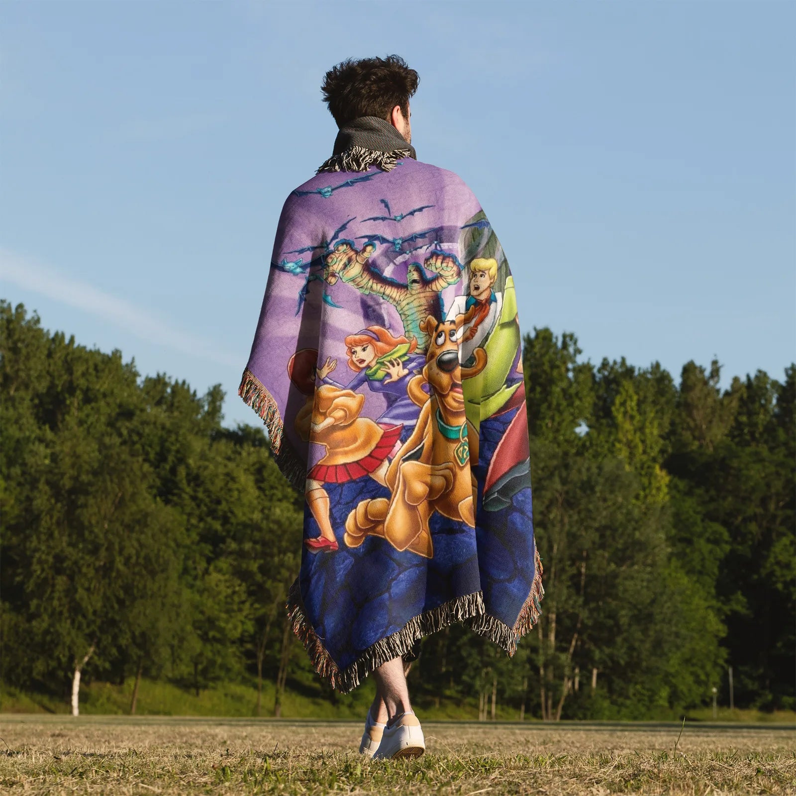 Tapisserie de couverture tissée une pièce – Cadeau de décoration de chambre d'anime de personnalité-Ⅰ