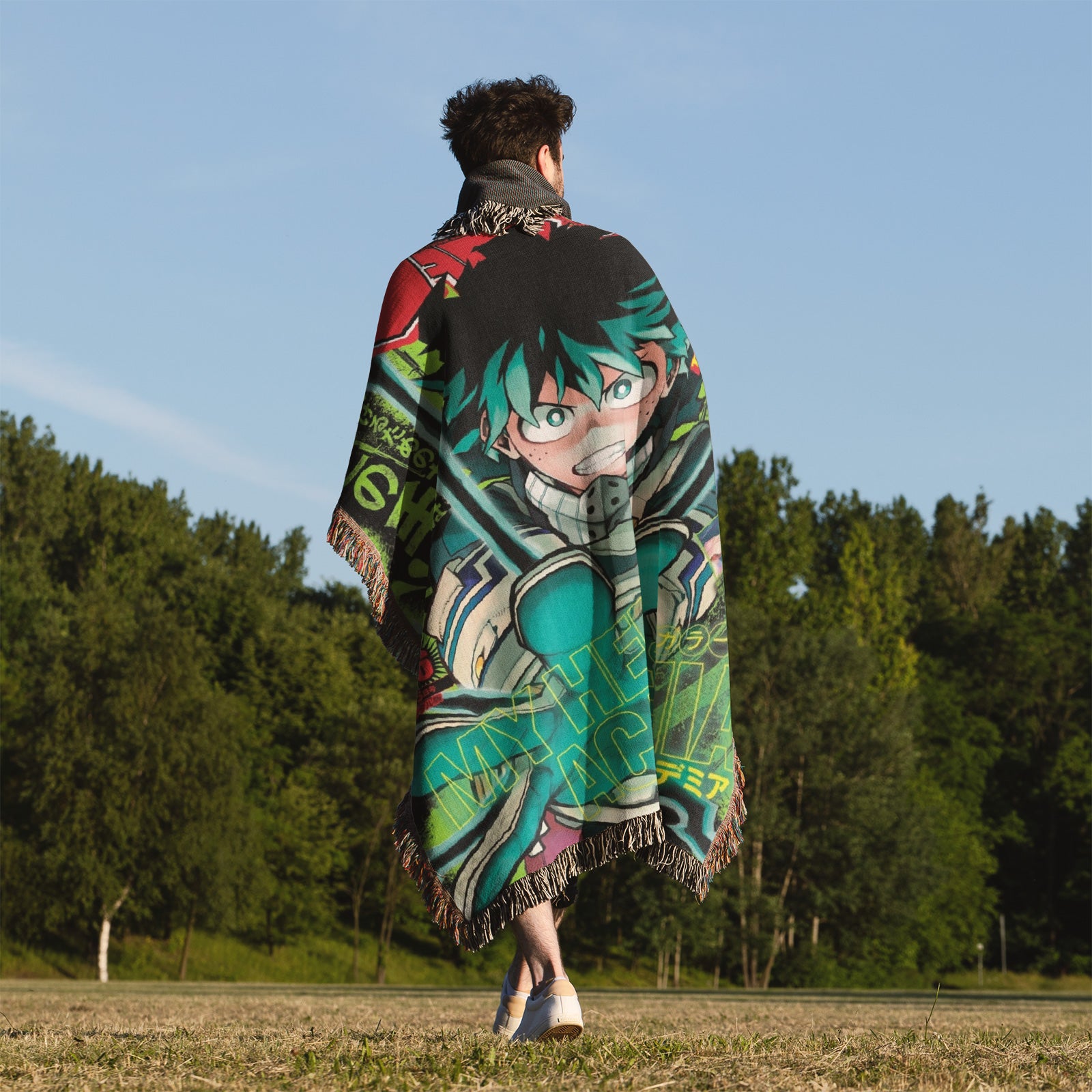 Hunter x Hunter Woven Throw Blanket Tapestry – Personality Anime Room Decor Gift-III