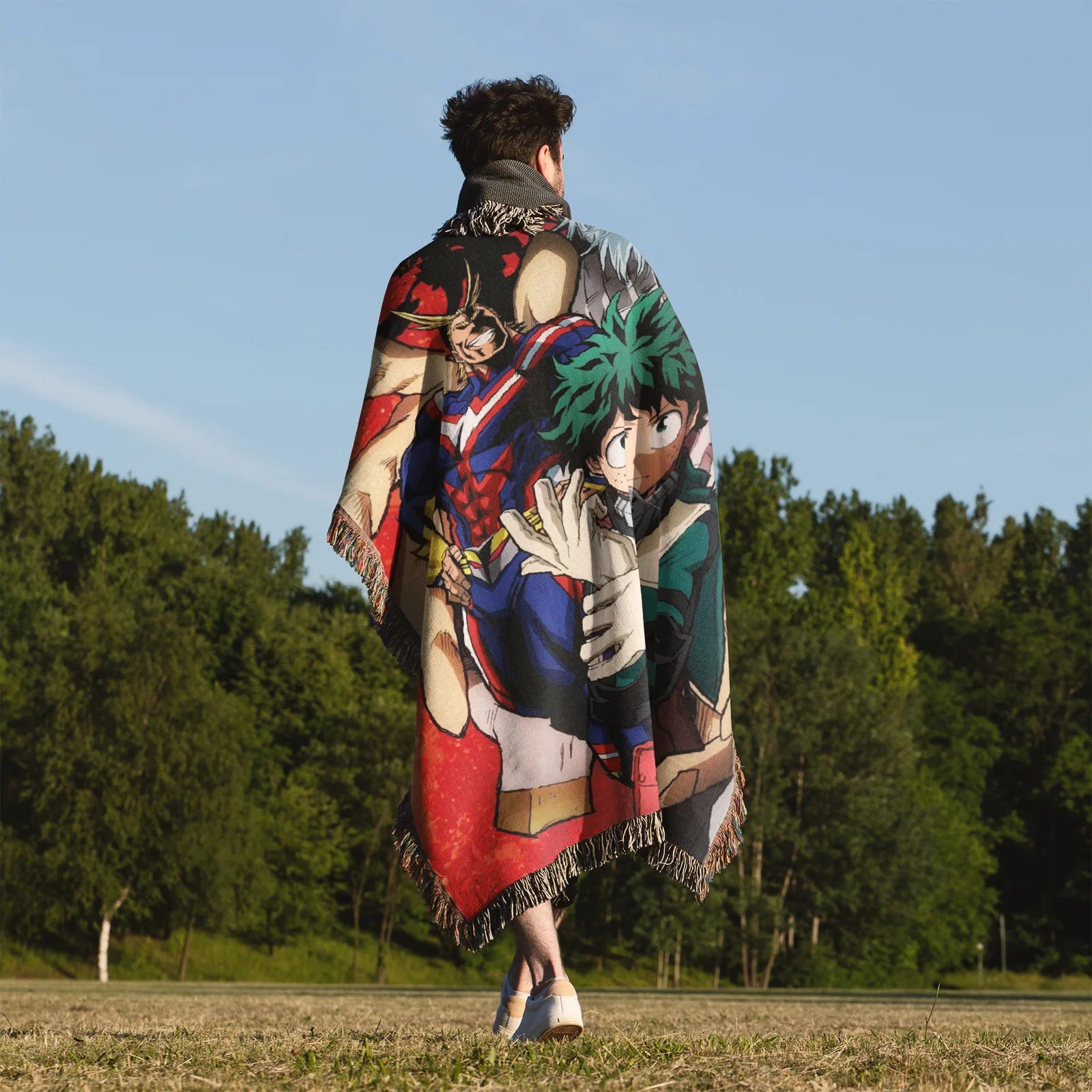 Tapisserie de couverture tissée une pièce – Cadeau de décoration de chambre d'anime de personnalité-Ⅰ