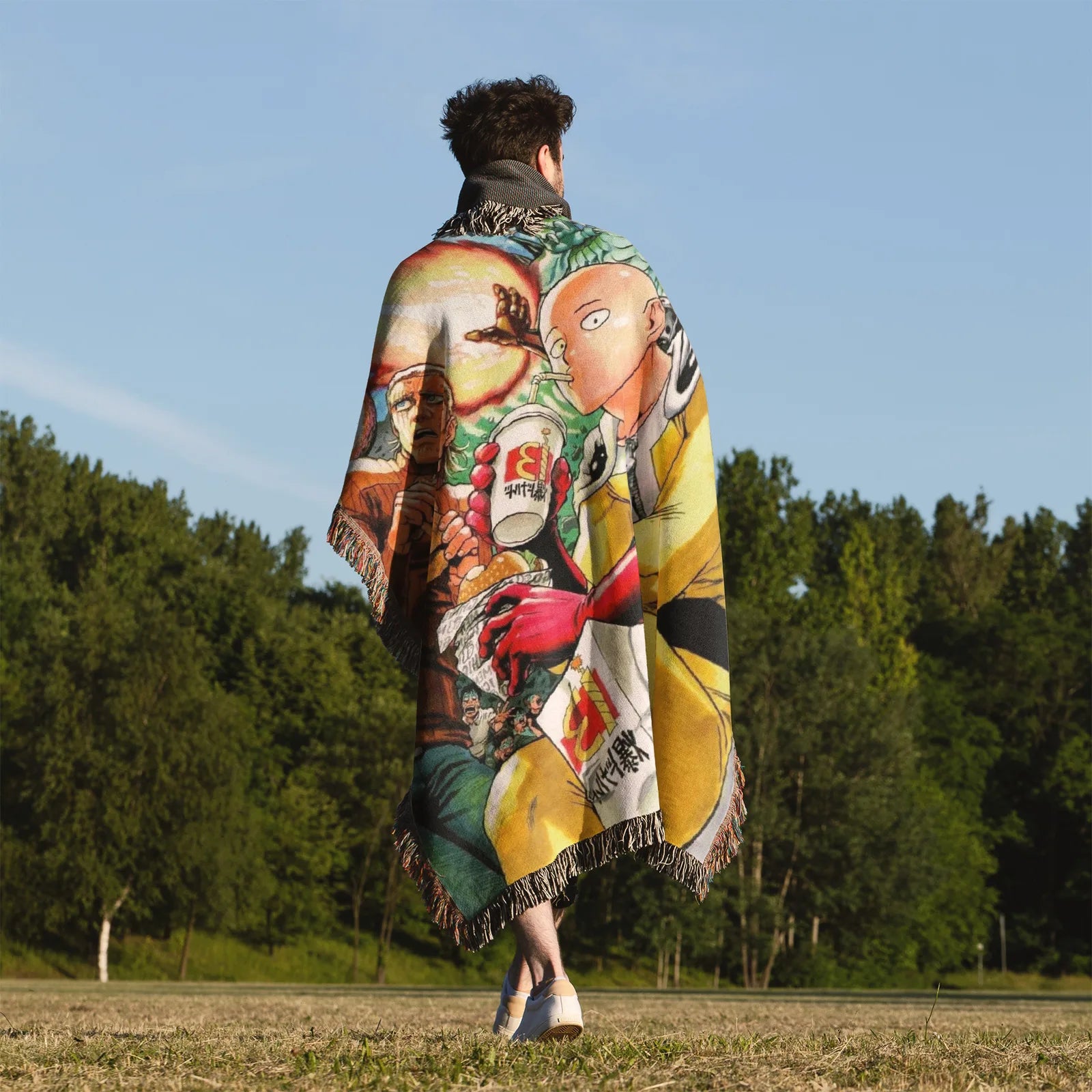 Tapisserie de couverture tissée une pièce – Cadeau de décoration de chambre d'anime de personnalité-Ⅰ