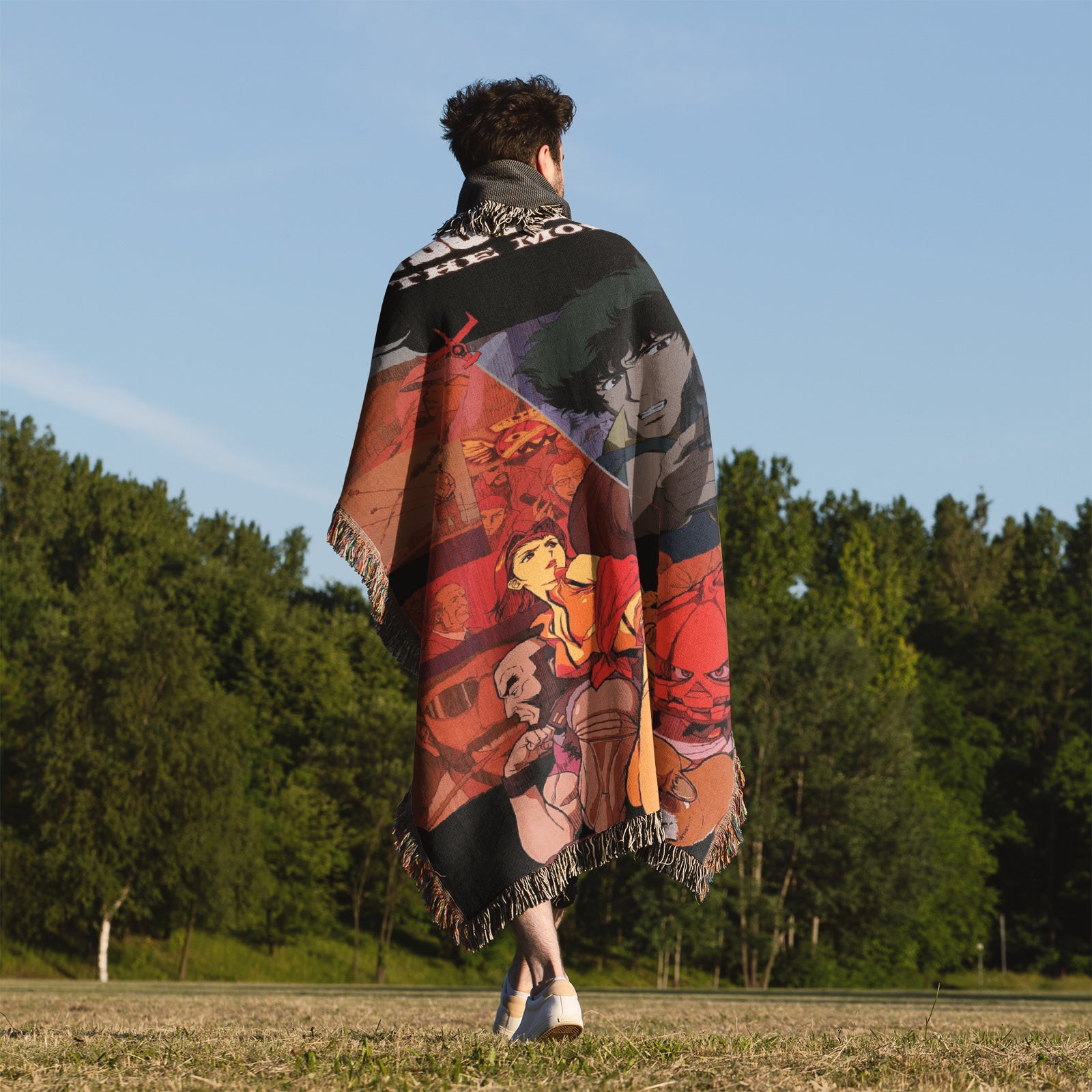 Cowboy Bebop Woven Throw Blanket Tapestry – Personality Anime Room Decor Gift-II