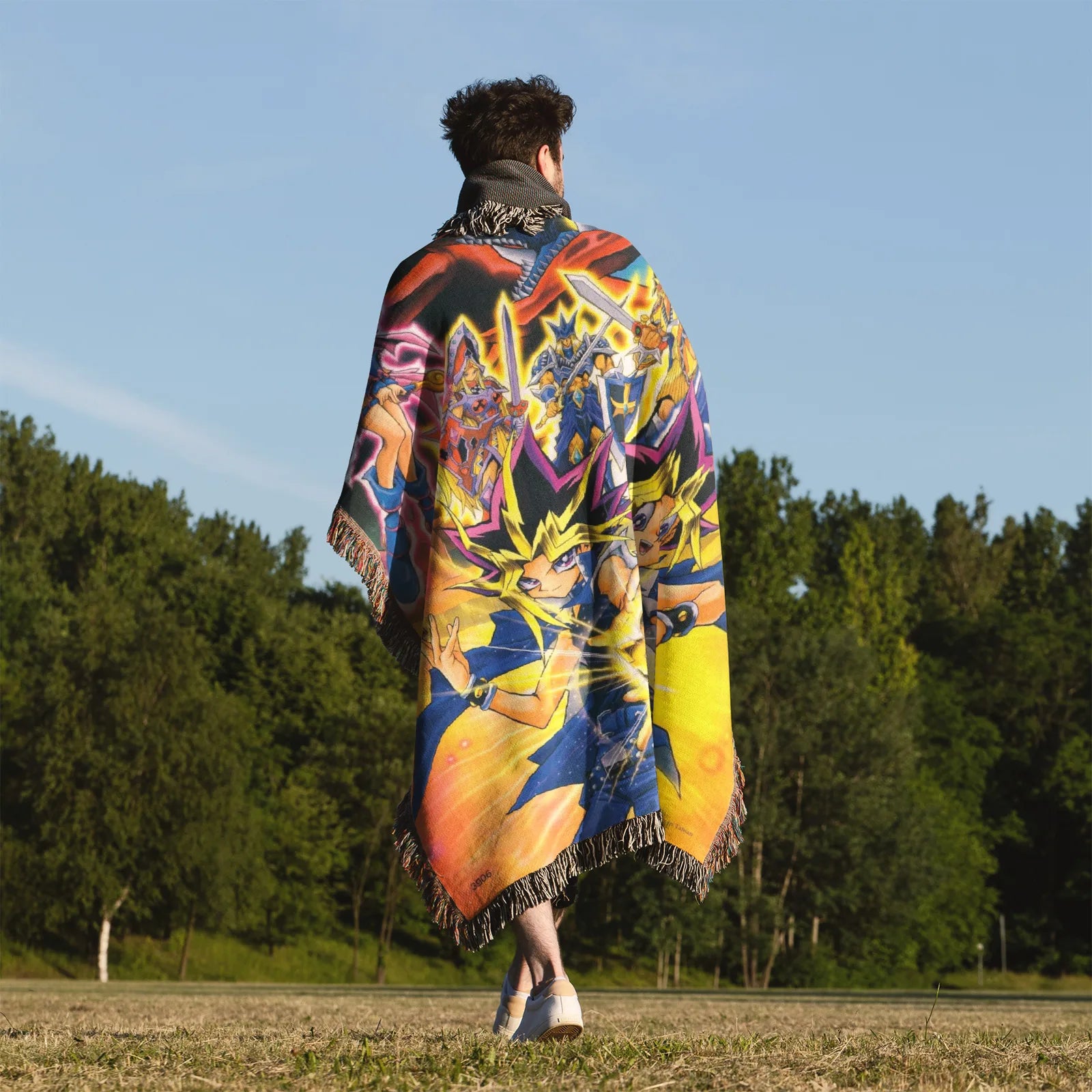 Tapisserie de couverture tissée une pièce – Cadeau de décoration de chambre d'anime de personnalité-Ⅰ