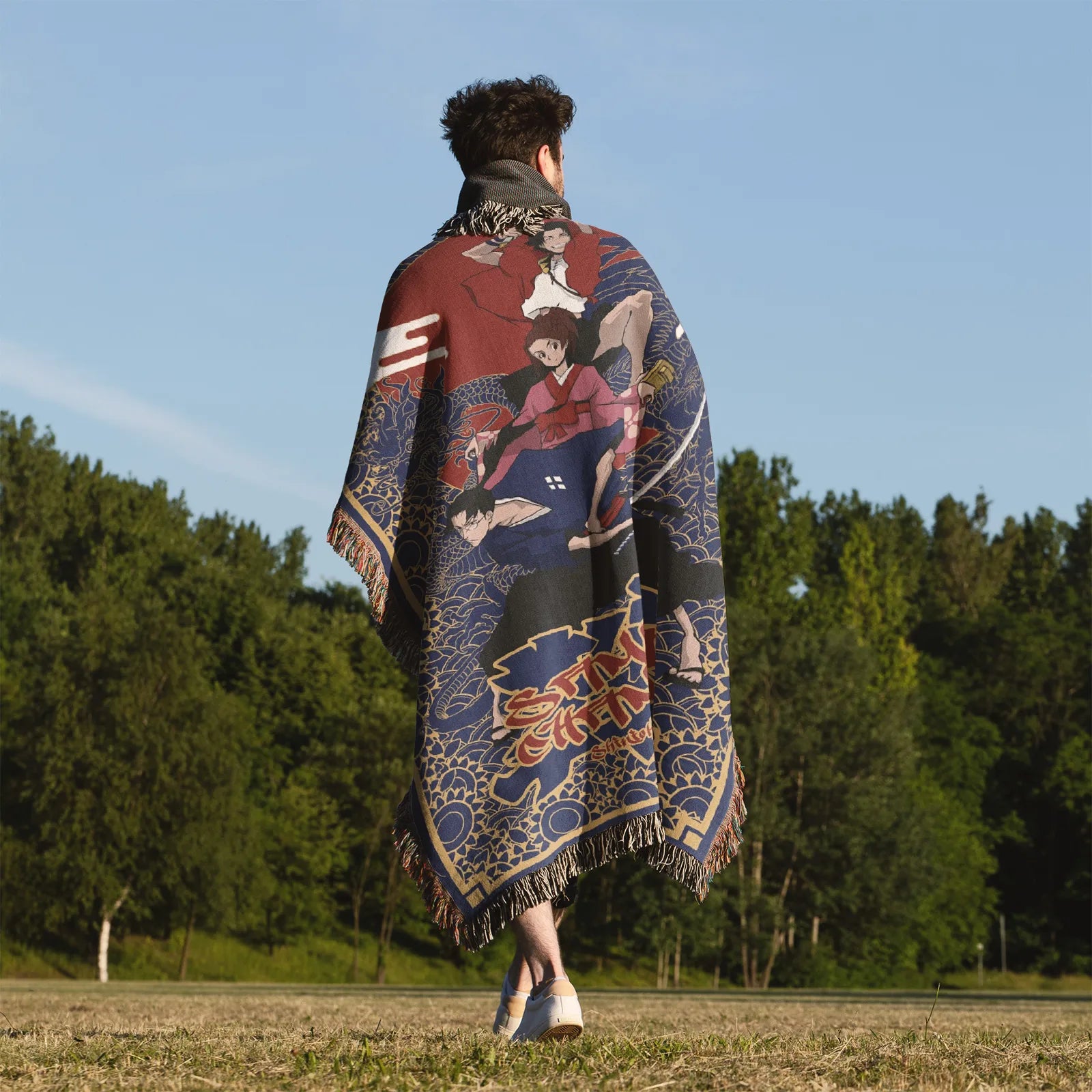 Tapisserie de couverture tissée une pièce – Cadeau de décoration de chambre d'anime de personnalité-Ⅰ