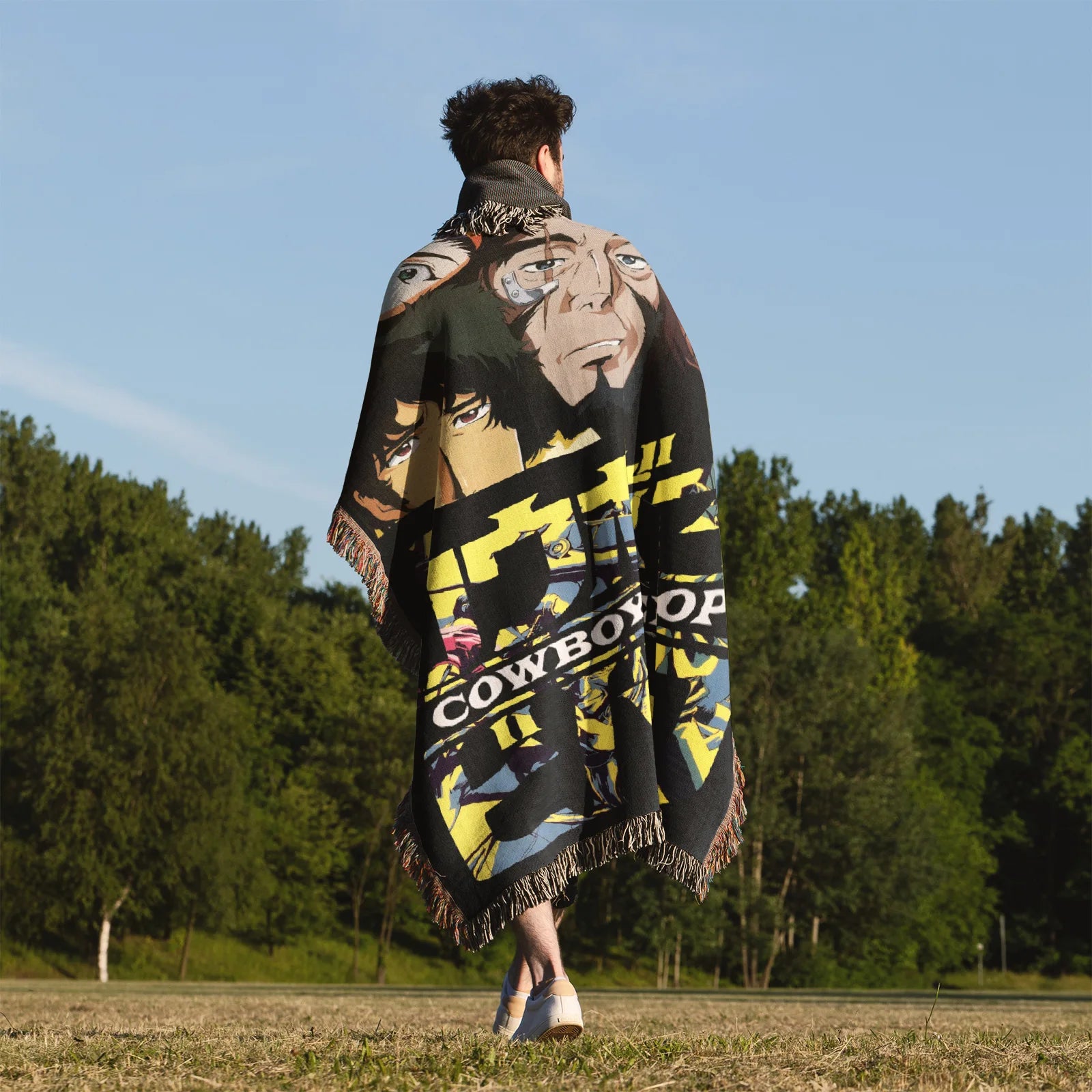 Cowboy Bebop Woven Throw Blanket Tapestry – Personality Anime Room Decor Gift-IV