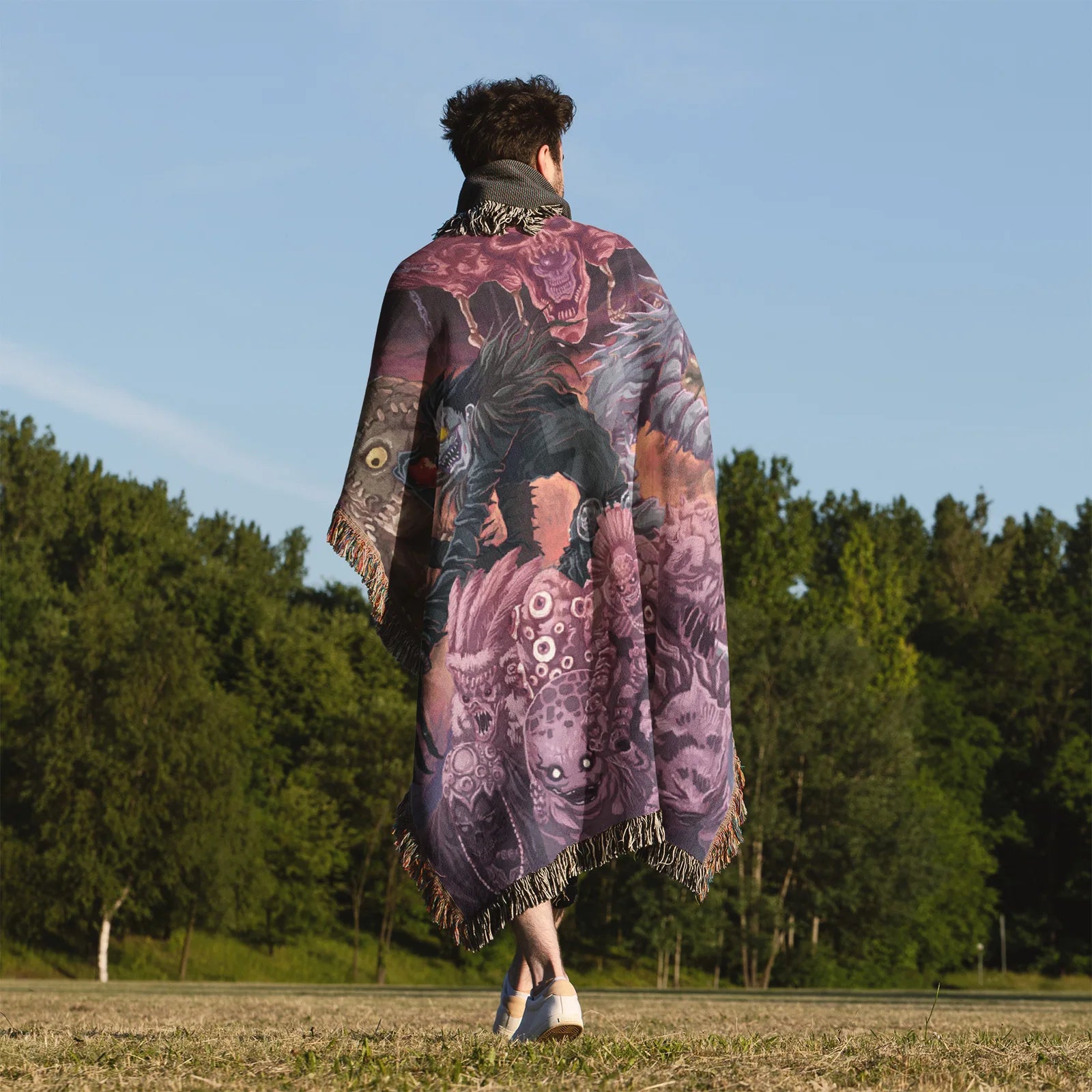 Tapisserie de couverture tissée une pièce – Cadeau de décoration de chambre d'anime de personnalité-Ⅰ