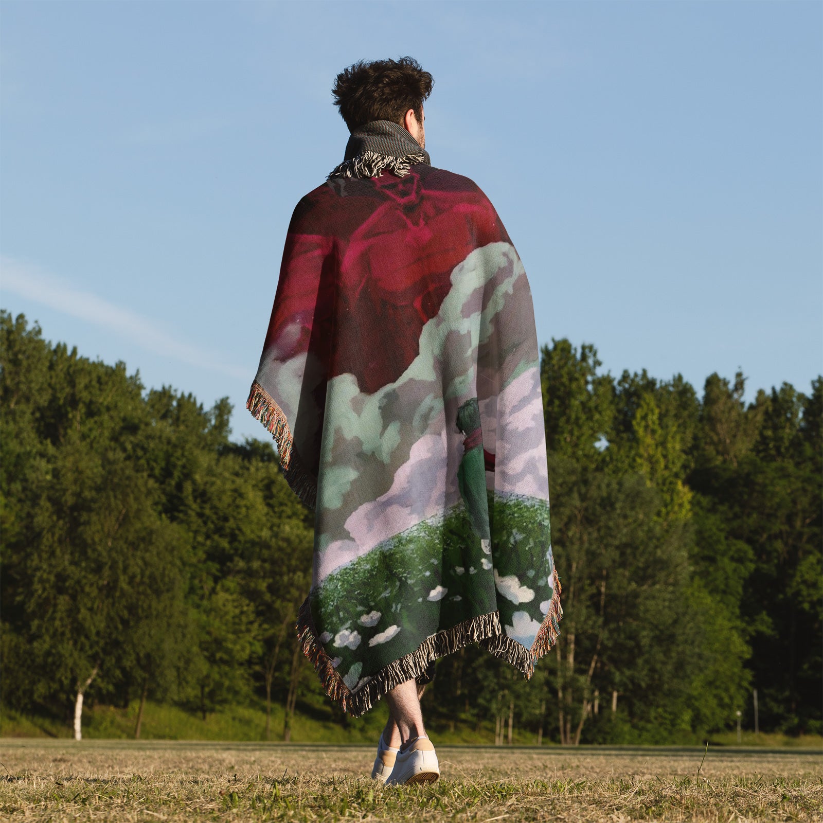 Attack on Titan Woven Throw Blanket Tapestry – Personality Anime Room Decor Gift-VI