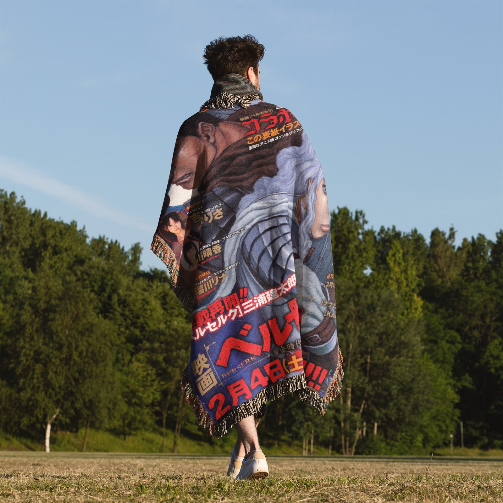 Tapisserie de couverture tissée une pièce – Cadeau de décoration de chambre d'anime de personnalité-Ⅰ