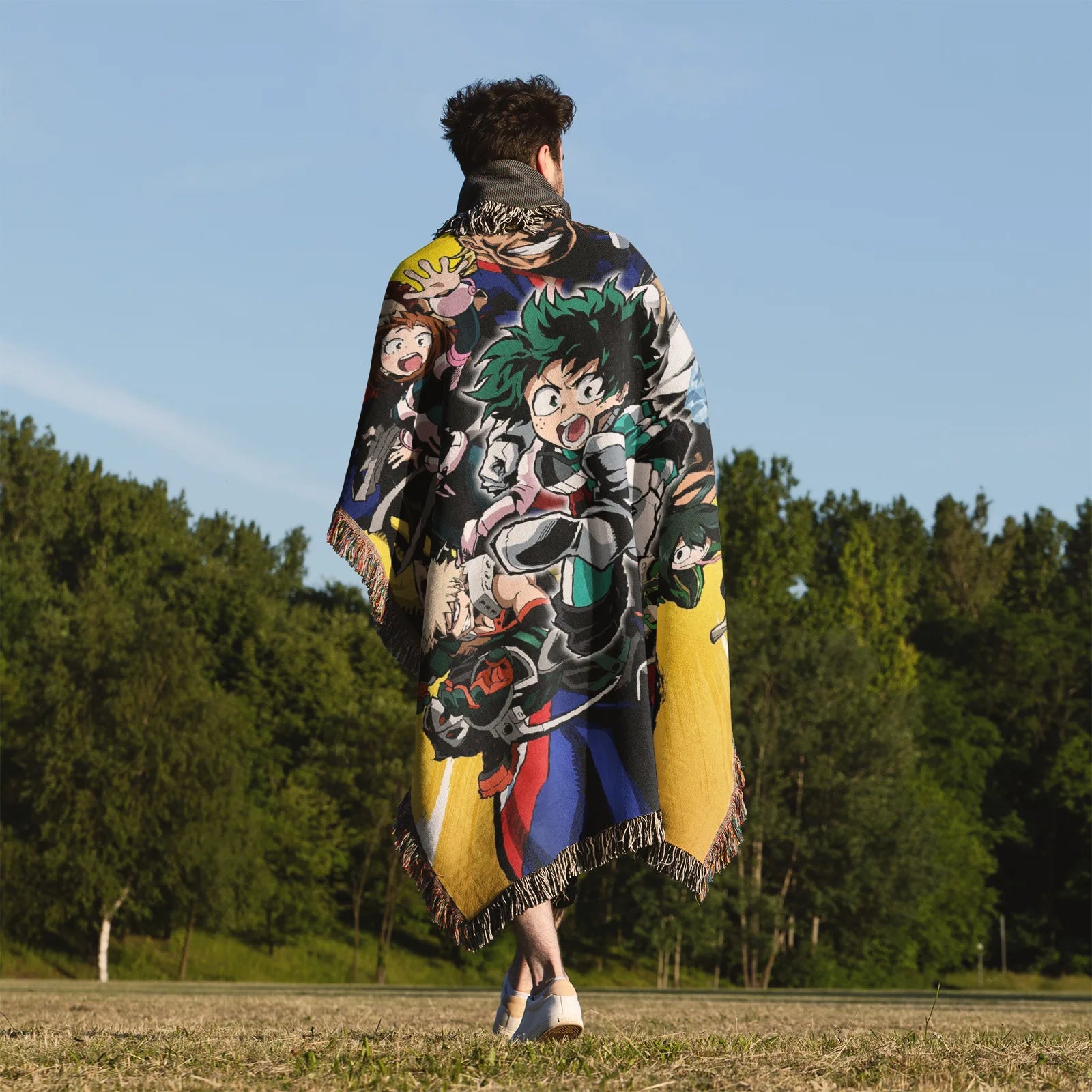 Tapisserie de couverture tissée une pièce – Cadeau de décoration de chambre d'anime de personnalité-Ⅰ