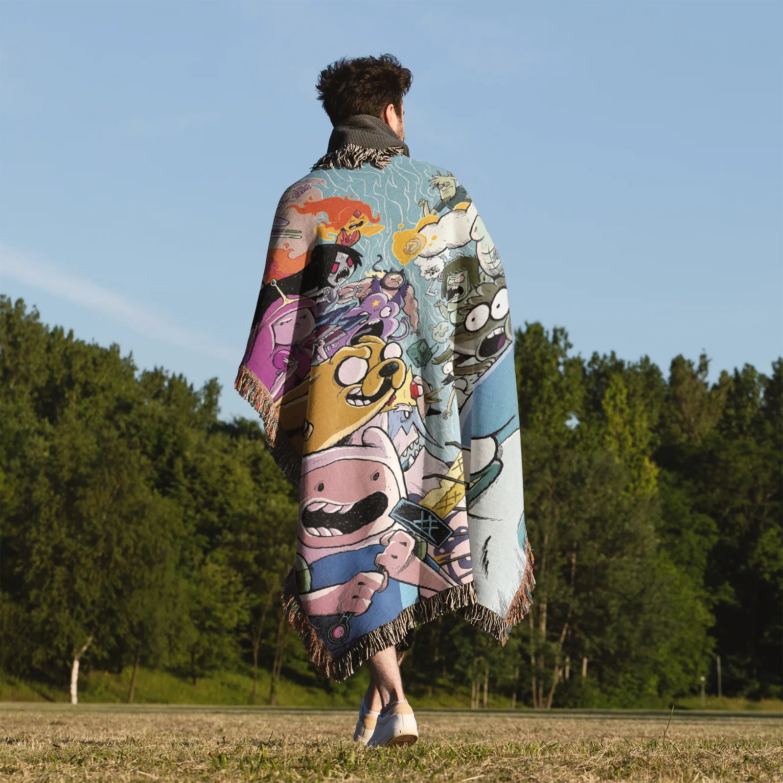 Tapisserie de couverture tissée une pièce – Cadeau de décoration de chambre d'anime de personnalité-Ⅰ