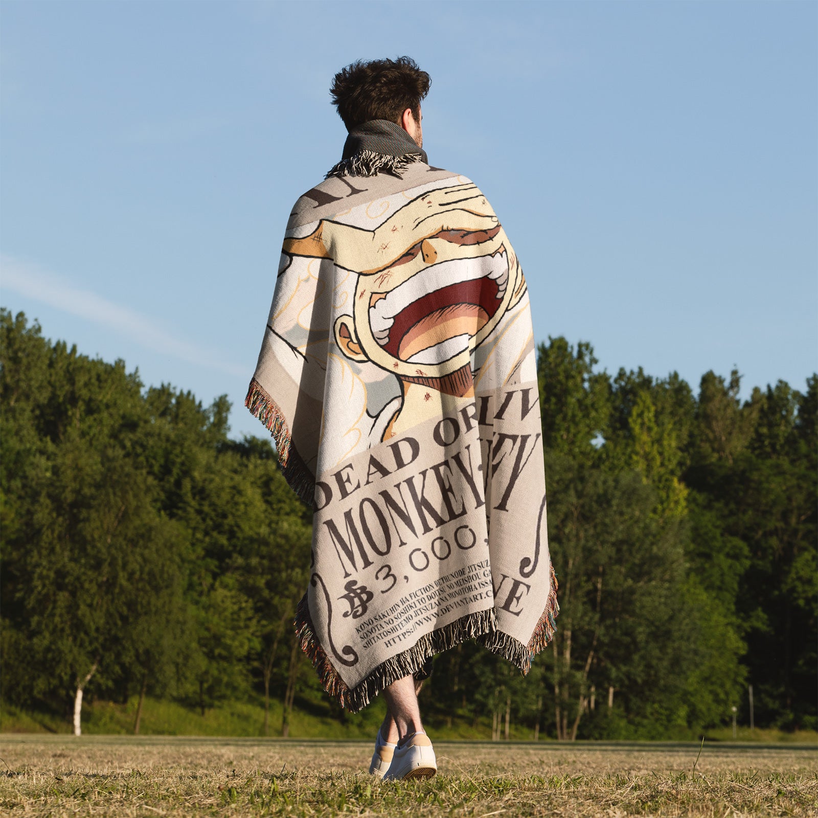 Tapisserie de couverture tissée une pièce – Personnalité Anime Room Decor Gift-VII