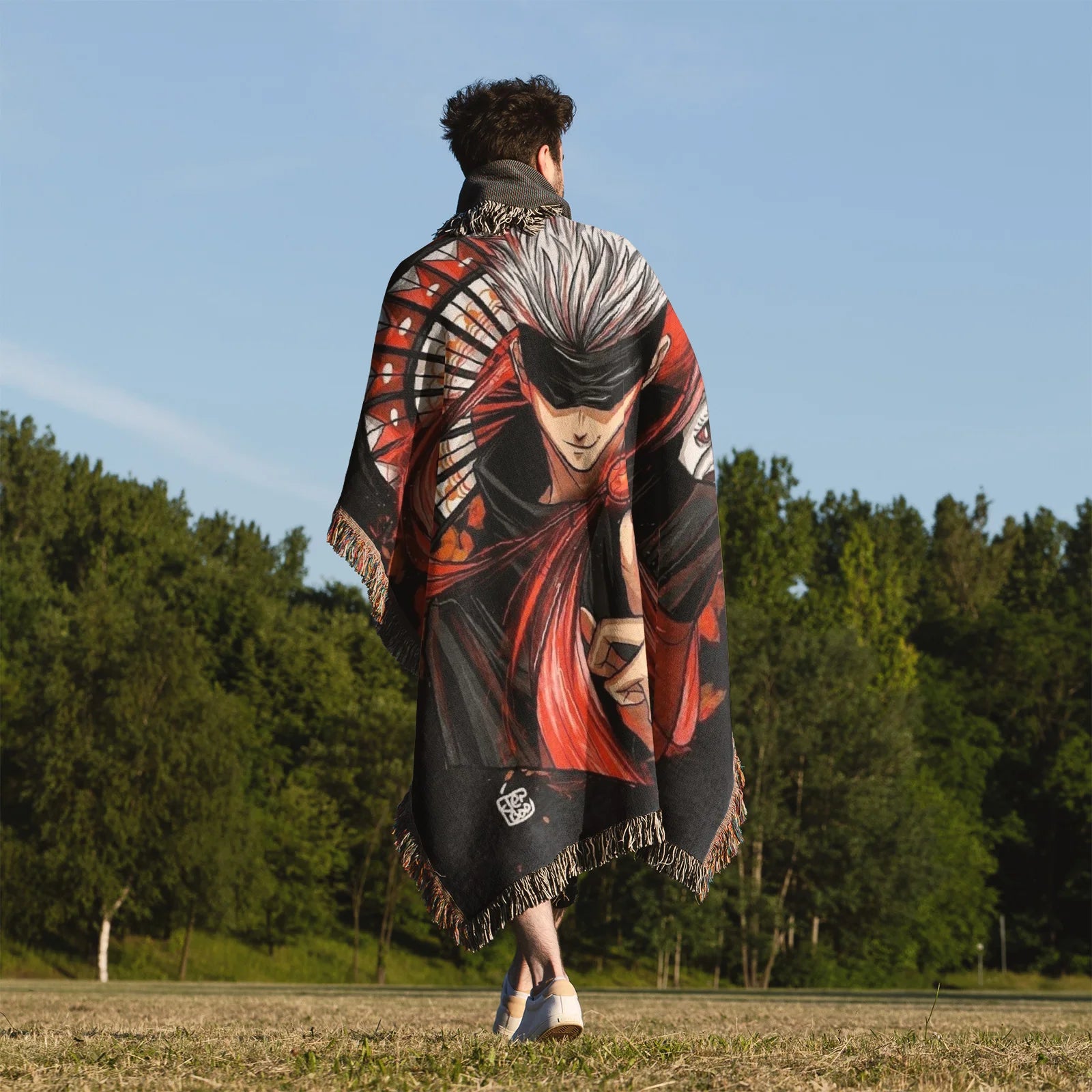 Couverture tissée Jujutsu Kaisen, tapisserie – personnalité, décoration de chambre d'anime, cadeau-Ⅲ