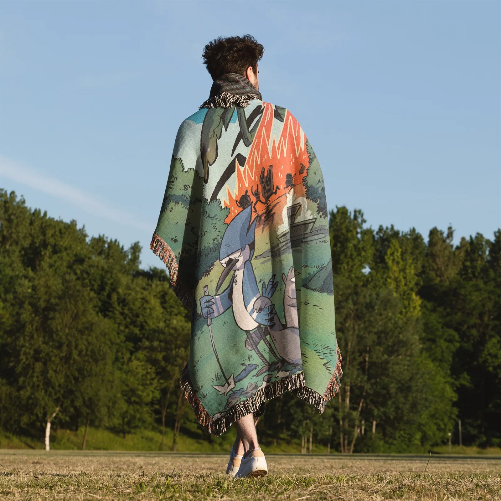 Tapisserie de couverture tissée une pièce – Cadeau de décoration de chambre d'anime de personnalité-Ⅰ