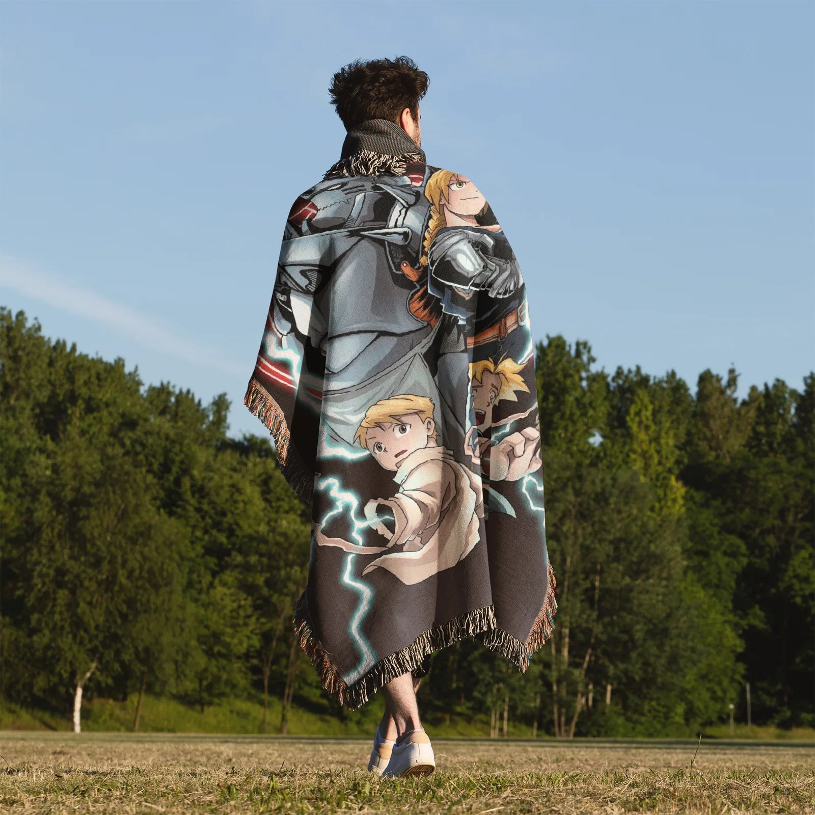 Tapisserie de couverture tissée une pièce – Cadeau de décoration de chambre d'anime de personnalité-Ⅰ