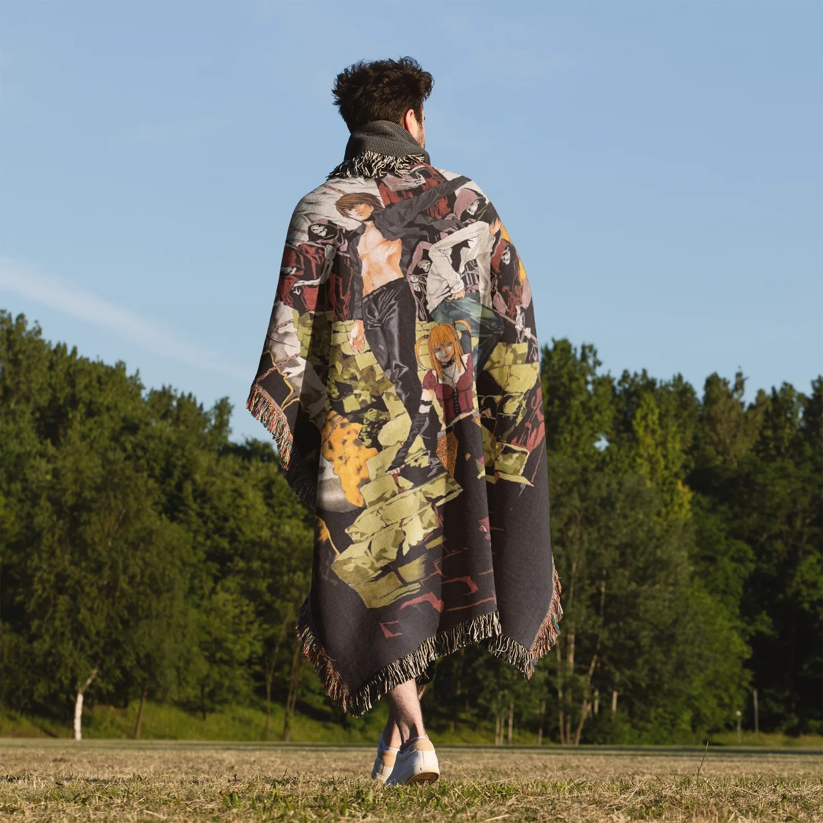 Tapisserie de couverture tissée une pièce – Cadeau de décoration de chambre d'anime de personnalité-Ⅰ