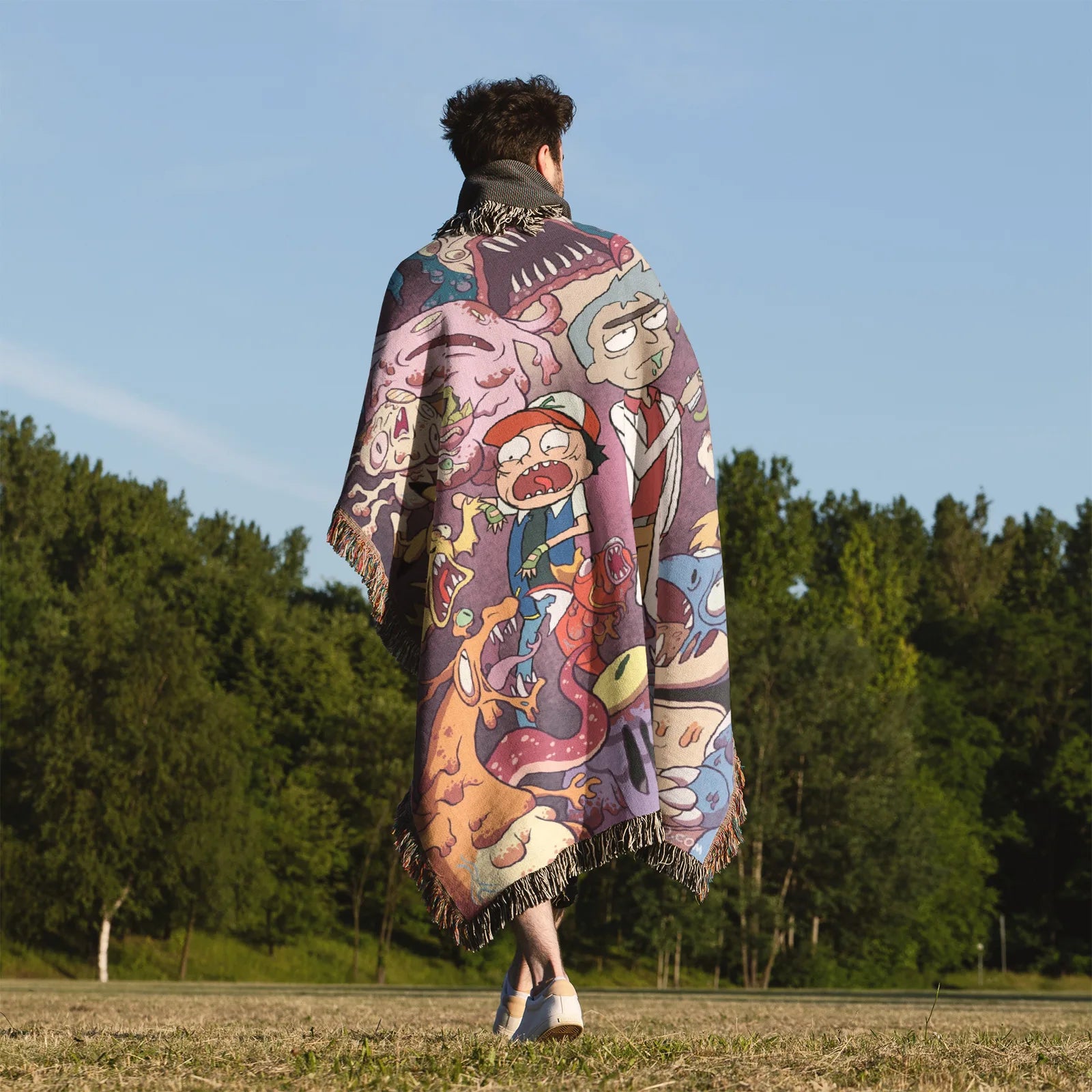 Tapisserie de couverture tissée une pièce – Cadeau de décoration de chambre d'anime de personnalité-Ⅰ