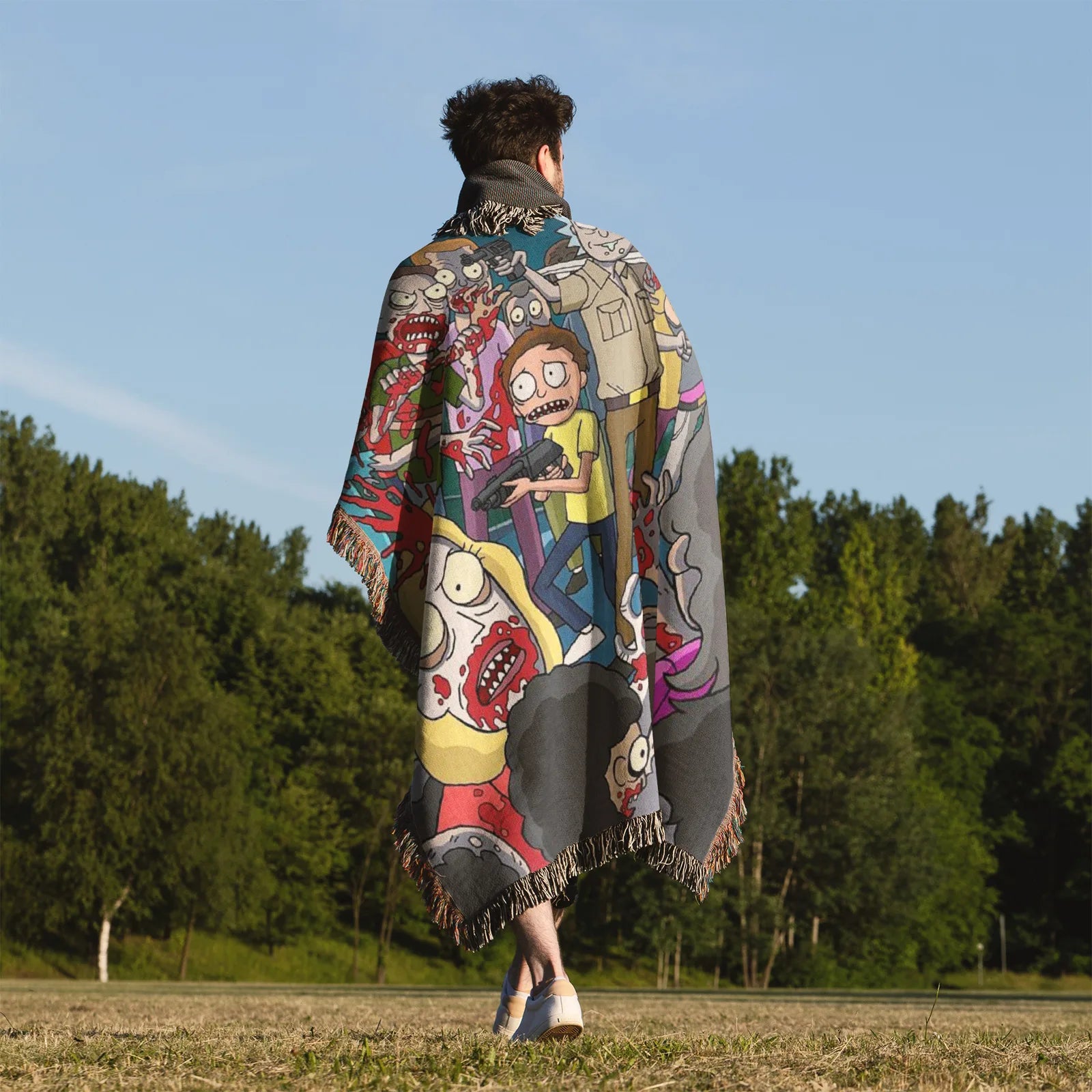 Tapisserie de couverture tissée une pièce – Cadeau de décoration de chambre d'anime de personnalité-Ⅰ