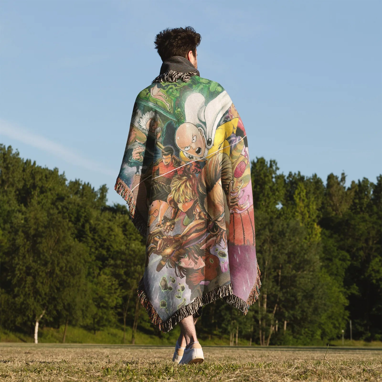 Tapisserie de couverture tissée une pièce – Cadeau de décoration de chambre d'anime de personnalité-Ⅰ