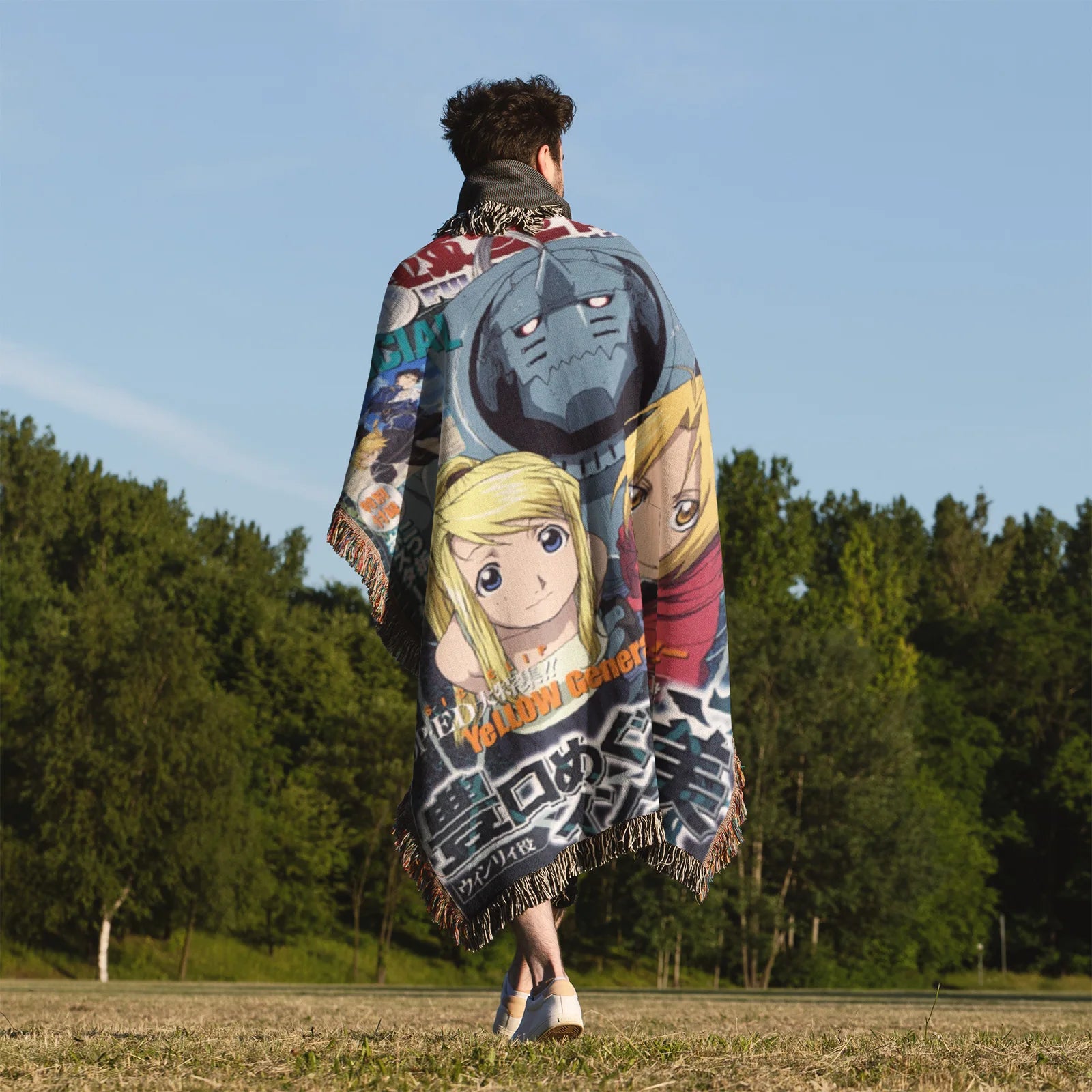 Tapisserie de couverture tissée une pièce – Cadeau de décoration de chambre d'anime de personnalité-Ⅰ