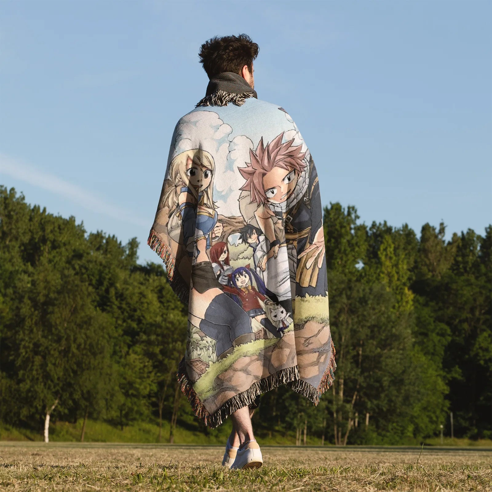 Tapisserie de couverture tissée une pièce – Cadeau de décoration de chambre d'anime de personnalité-Ⅰ