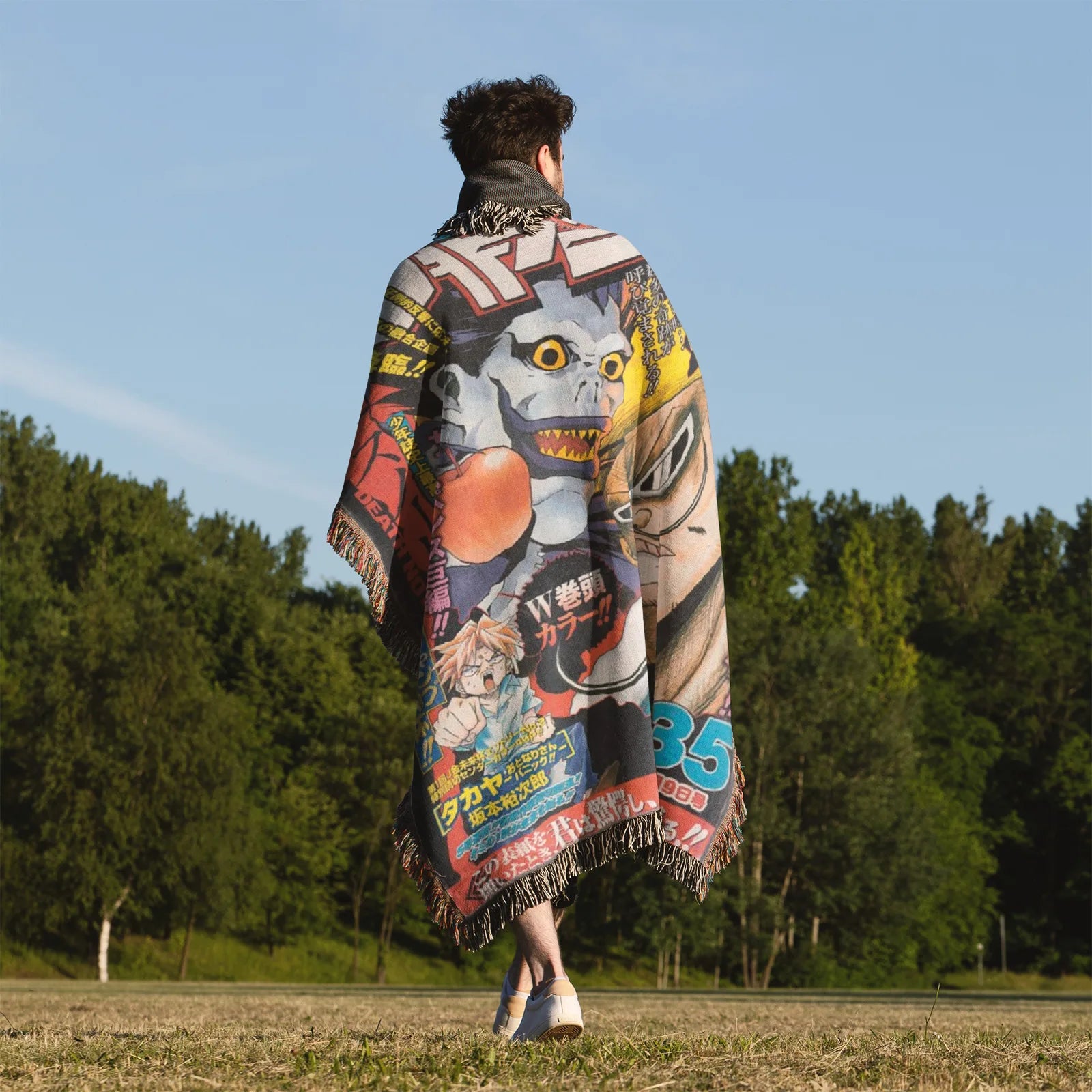 Tapisserie de couverture tissée une pièce – Cadeau de décoration de chambre d'anime de personnalité-Ⅰ