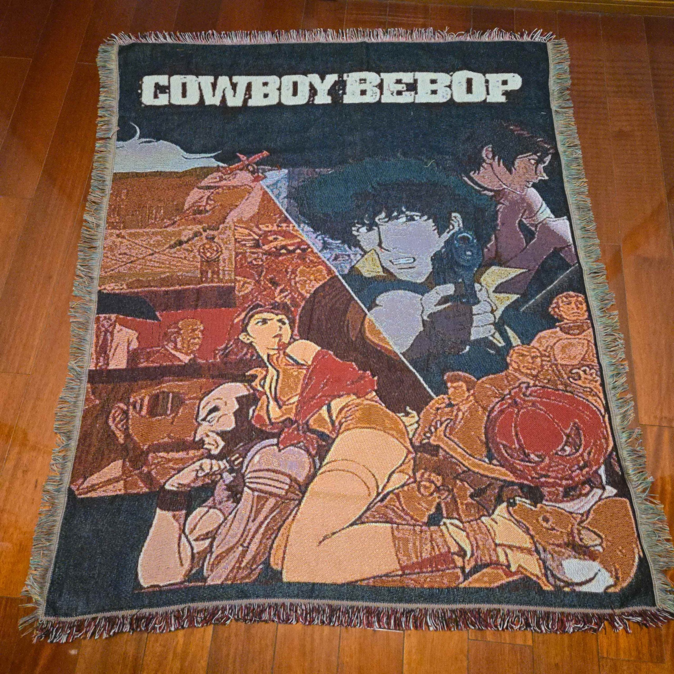 Cowboy Bebop Woven Throw Blanket Tapestry – Personality Anime Room Decor Gift-II