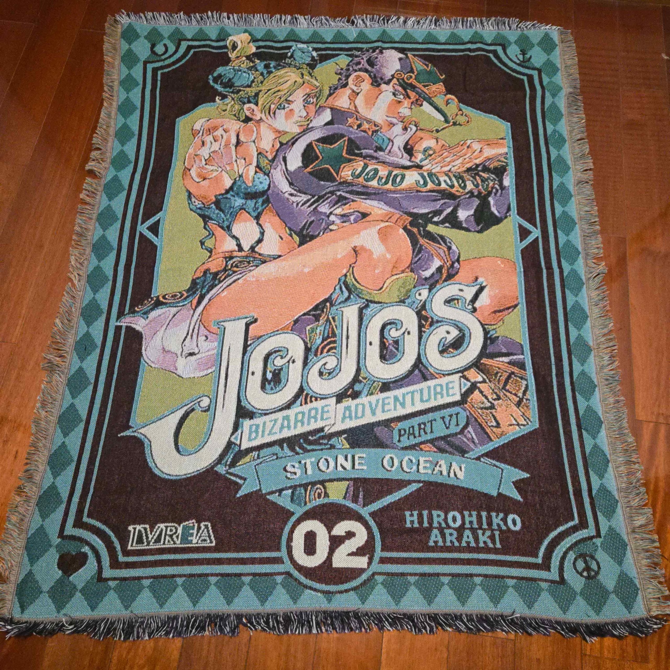 JoJo's Bizarre Adventure Woven Throw Blanket Tapestry – Personality Anime Room Decor Gift-II