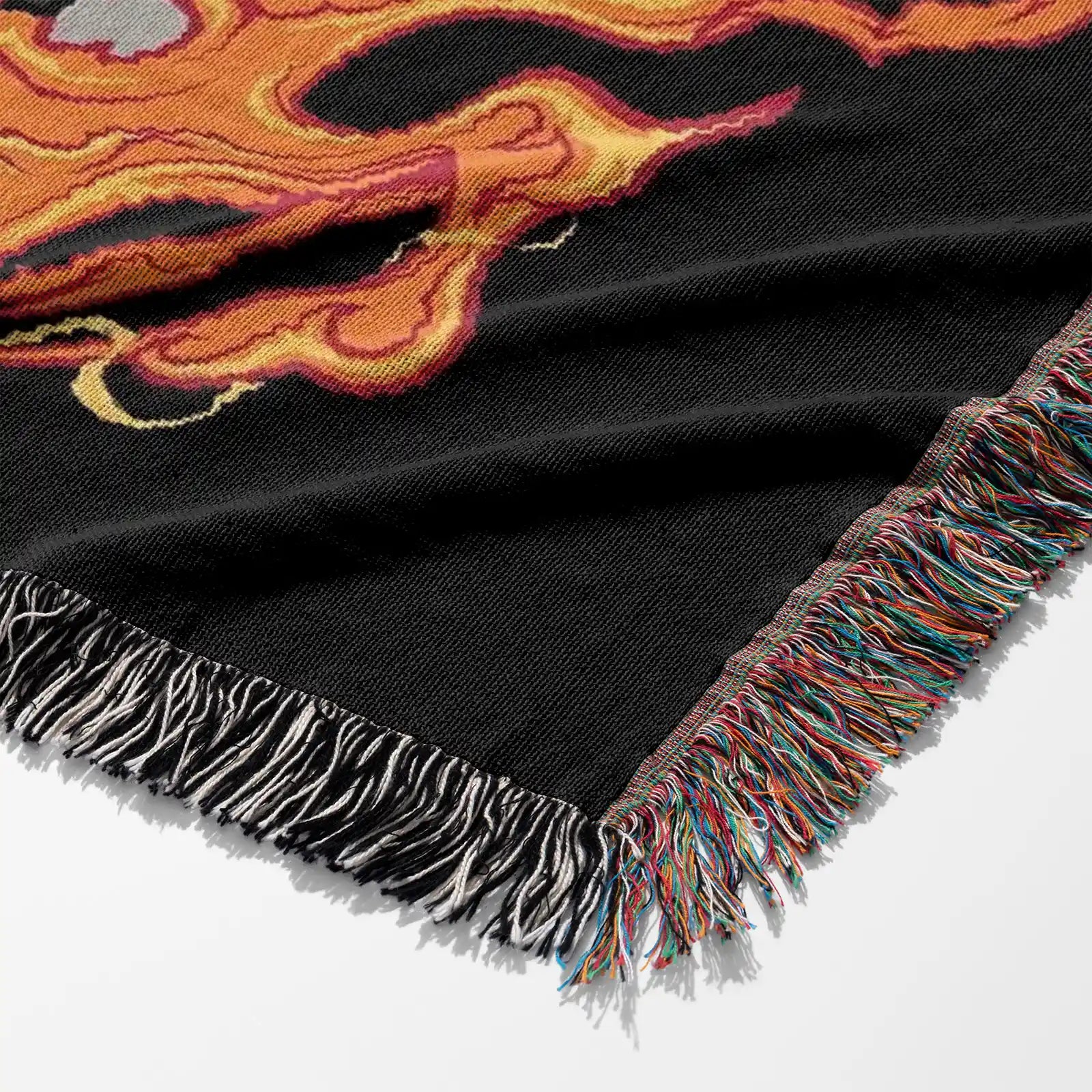 Demon Slayer Jump Comic Poster Woven Throw Blanket Tapestry – Personality Anime Room Decor Gift-V