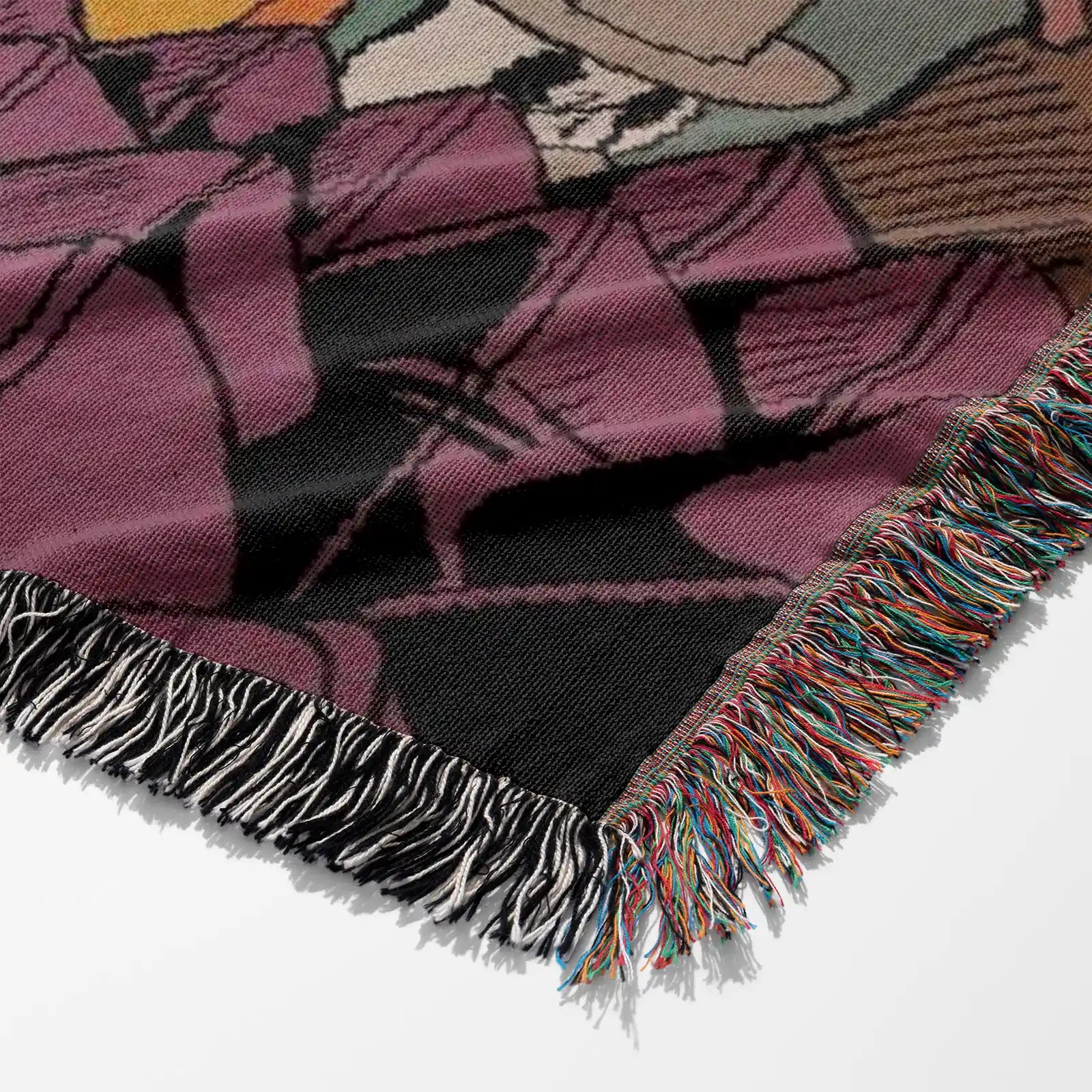 Adventure Time Woven Throw Blanket Tapestry – Personality Cartooon Room Decor Gift-V