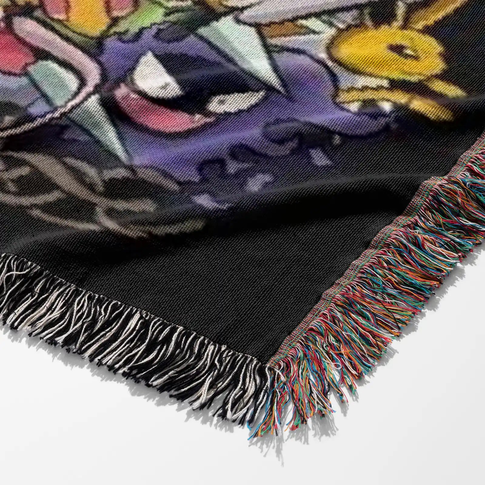 Pokemon Woven Throw Blanket Tapestry – Personality Anime Room Decor Gift-I