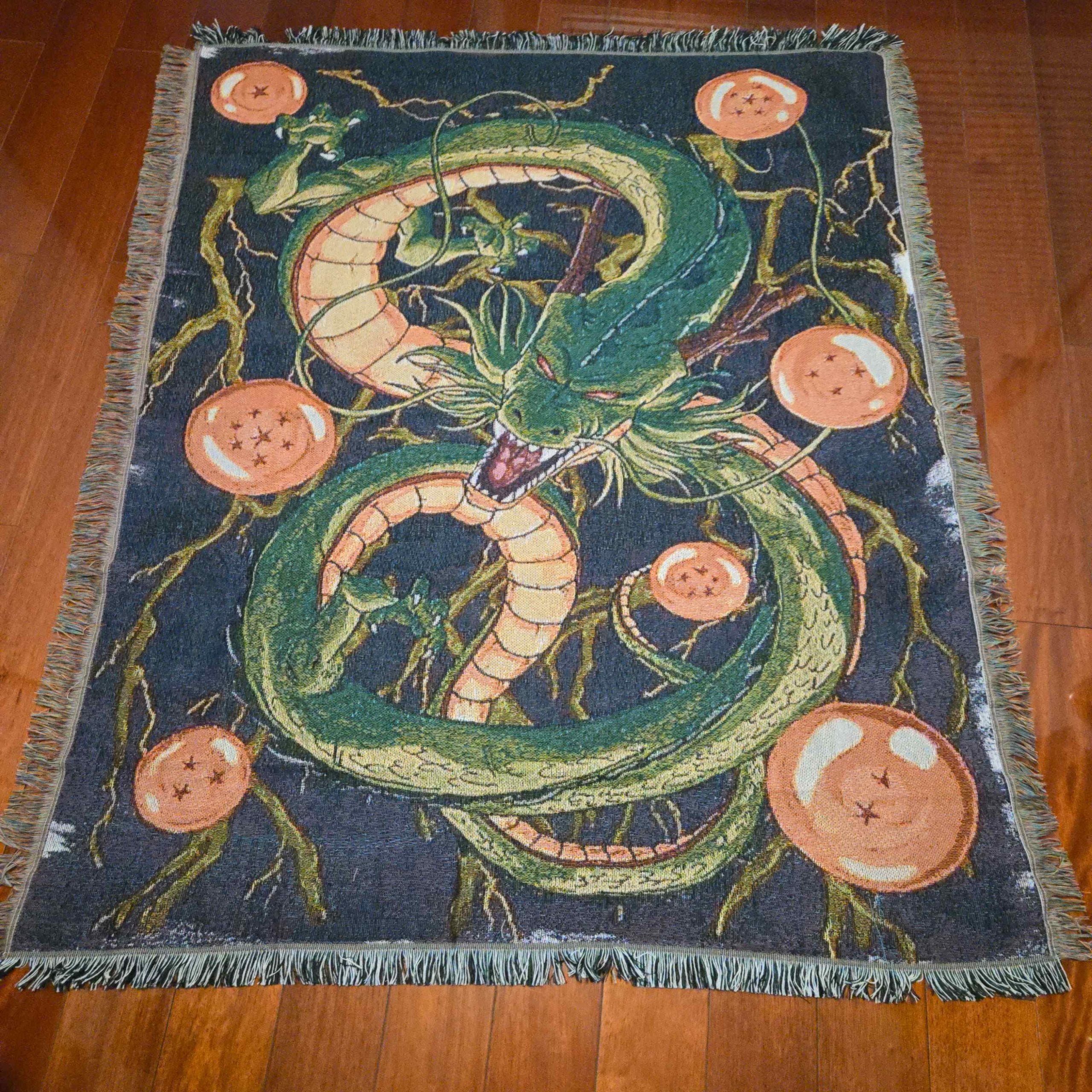 Dragon Ball Woven Throw Blanket Tapestry – Personality Anime Room Decor Gift-VIII