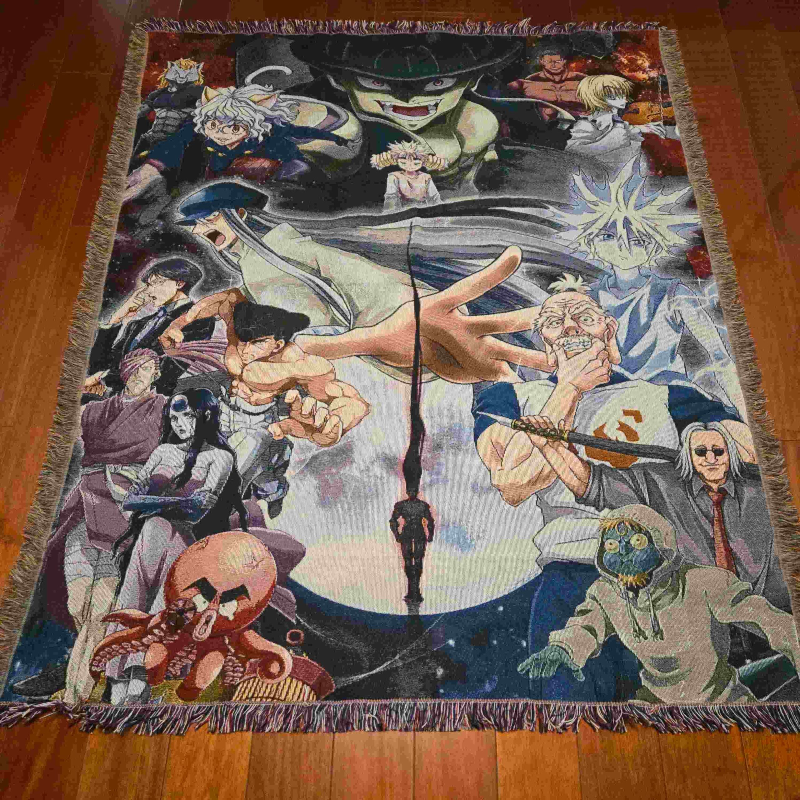 Hunter x Hunter Woven Throw Blanket Tapestry – Personality Anime Room Decor Gift-II