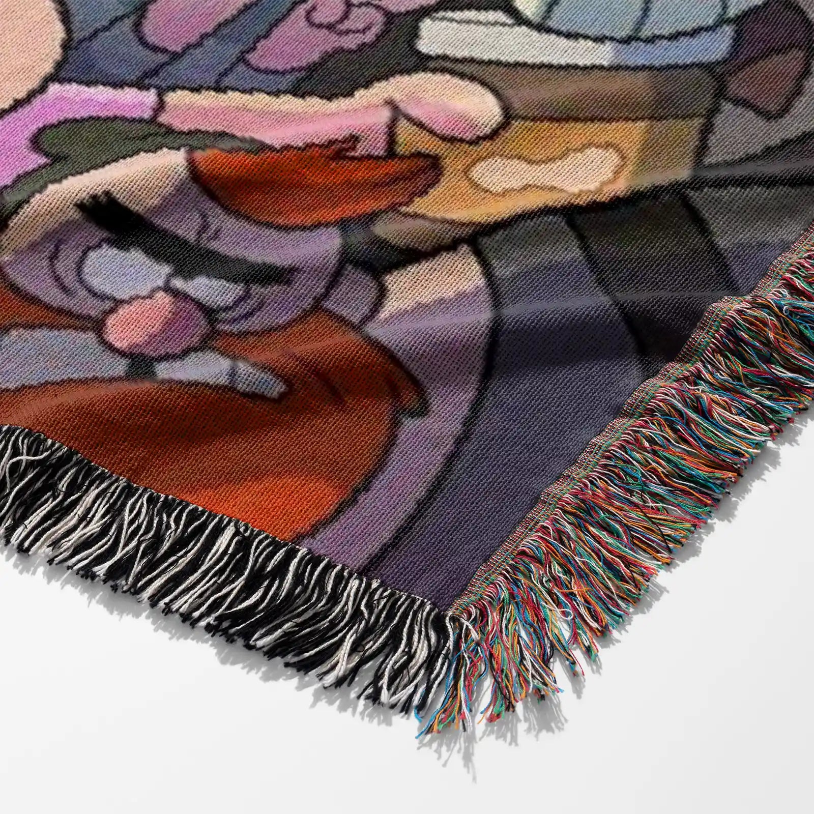 Gravity Falls Woven Throw Blanket Tapestry – Personality Cartooon Room Decor Gift-I