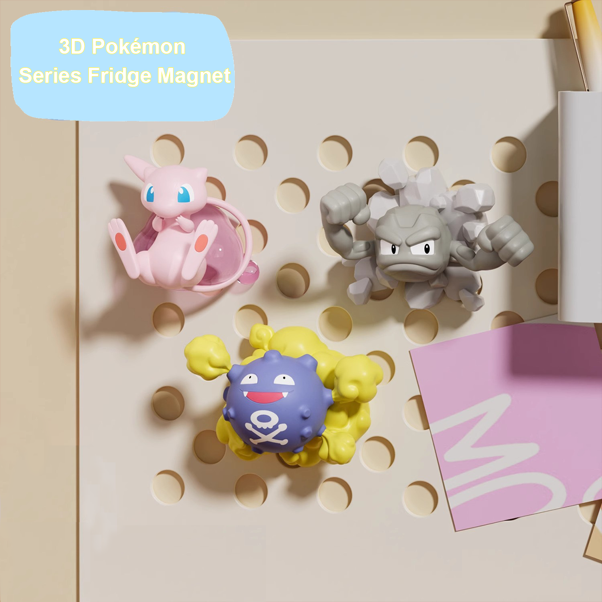 Pokémon Three-dimensional Refrigerator Stickers Series