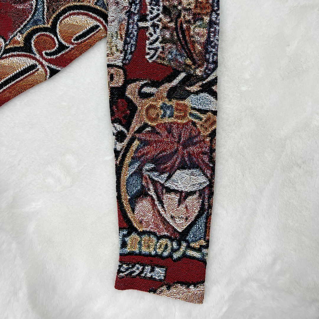 One Piece Anime Woven Blanket Hoodie-TAPESTRY