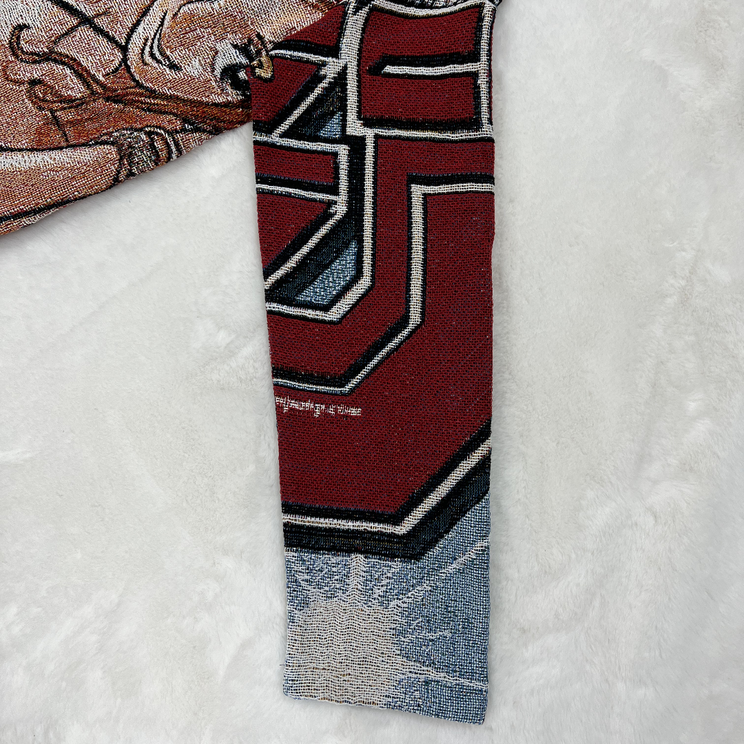 One Piece Anime Woven Blanket Hoodie-TAPESTRY