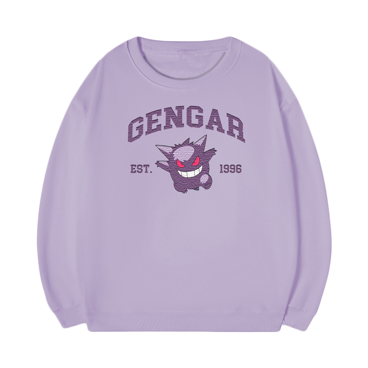 GENGAR Embroidered Anime Character Unisex T-Shirt,Crewneck,Hoodie,Stylish Gift for Friends,E30