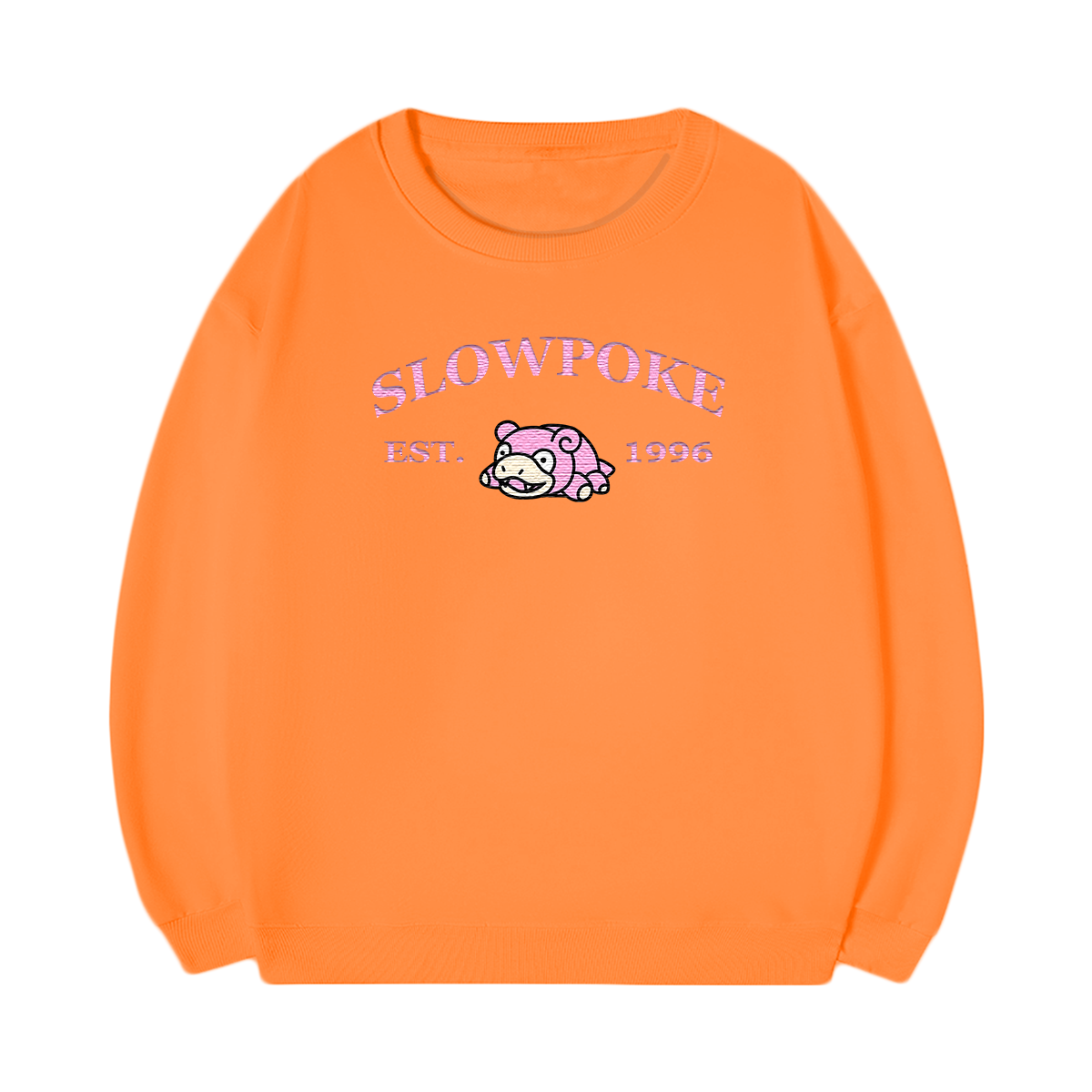 SLOWPOKE Embroidered Anime Character Unisex T-Shirt,Crewneck,Hoodie,Stylish Gift for Friends,E170
