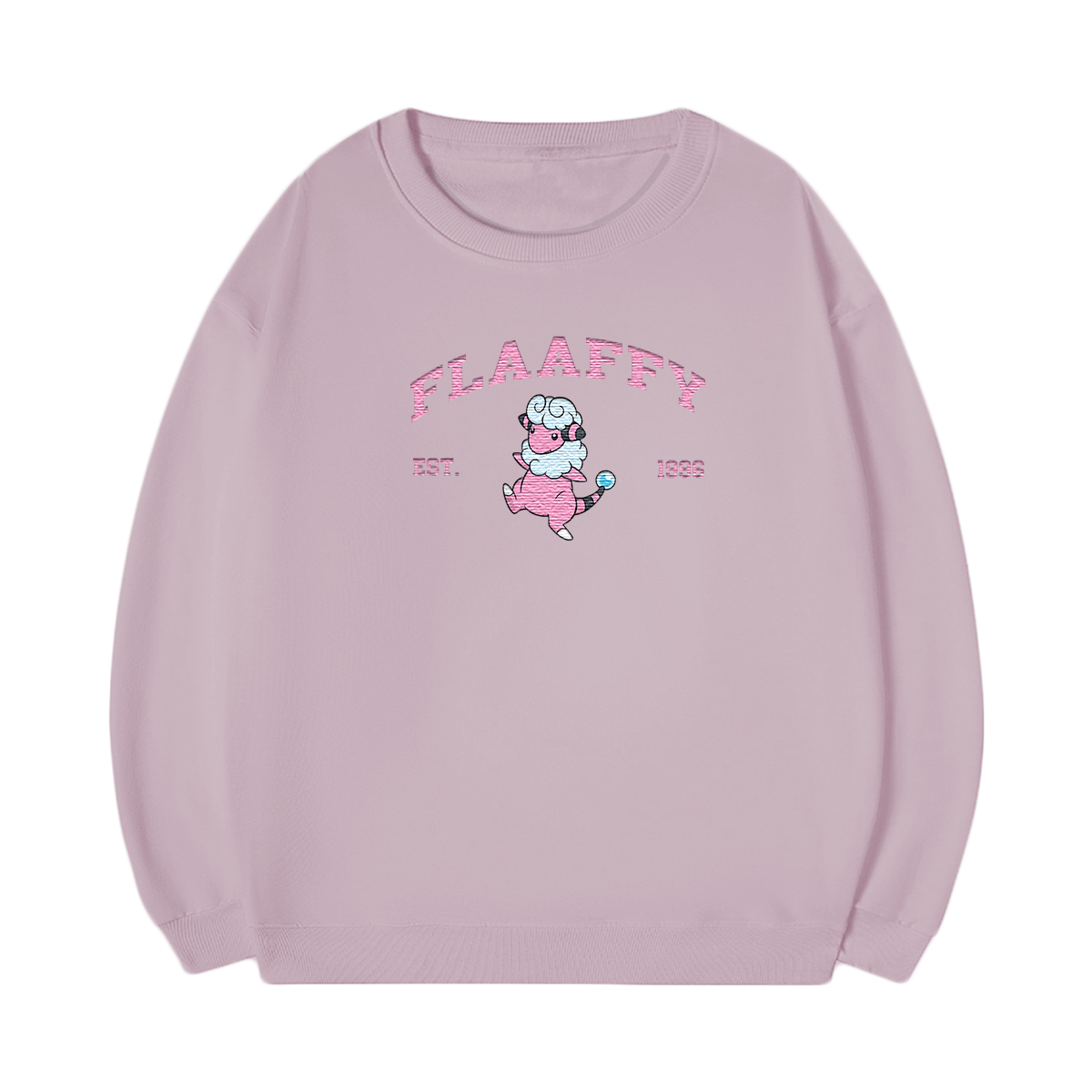 FLAAFFY Embroidered Anime Character Unisex T-Shirt,Crewneck,Hoodie,Stylish Gift for Friends,E218