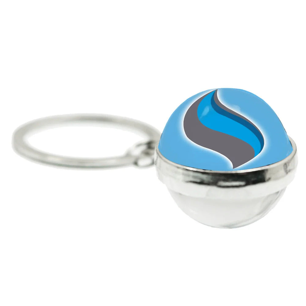 Mega Evolution 20MM Double-Sided Spherical Keychain,A Perfect Gift for Friends and Family,010
