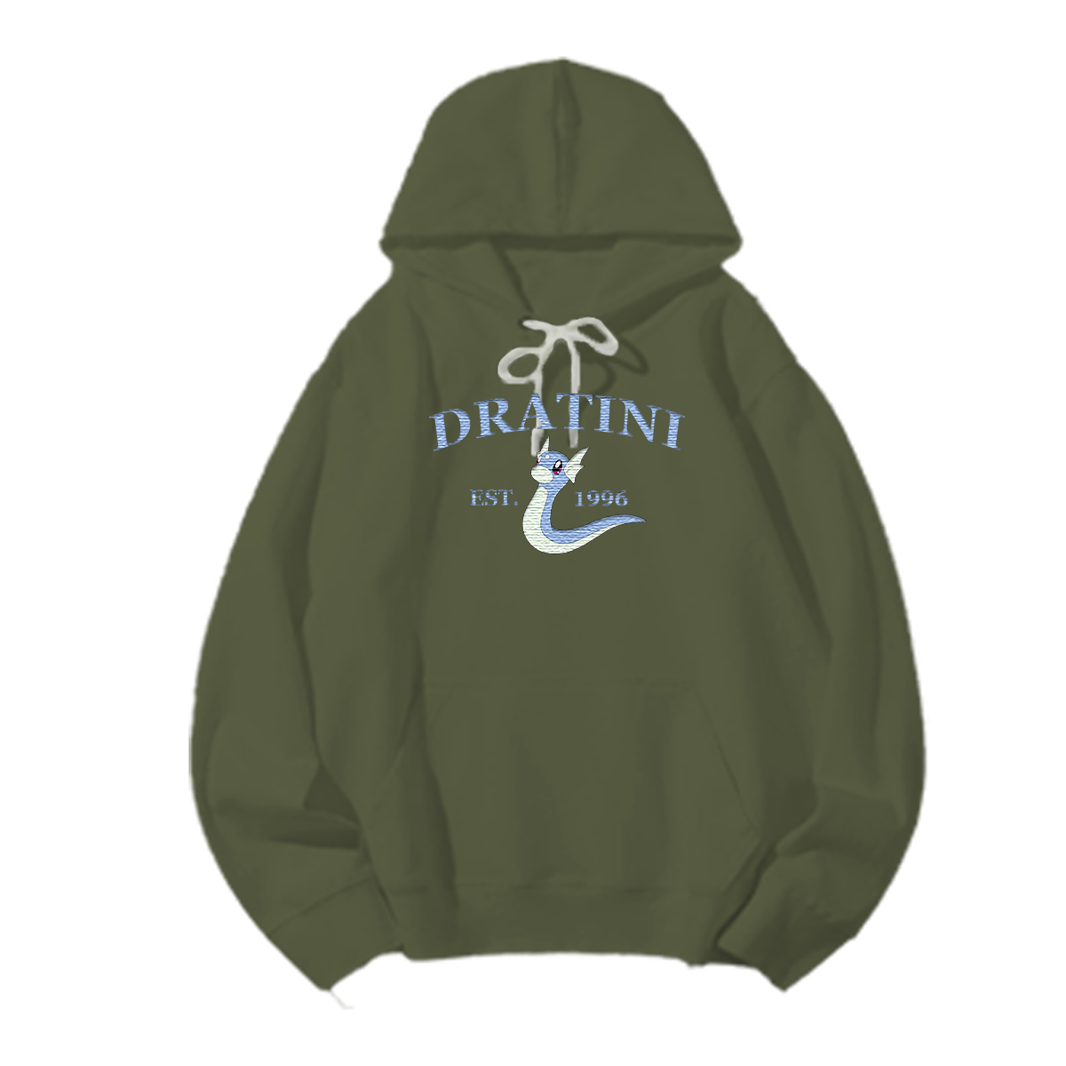 DRATINI Embroidered Anime Character Unisex T-Shirt,Crewneck,Hoodie,Stylish Gift for Friends,E189