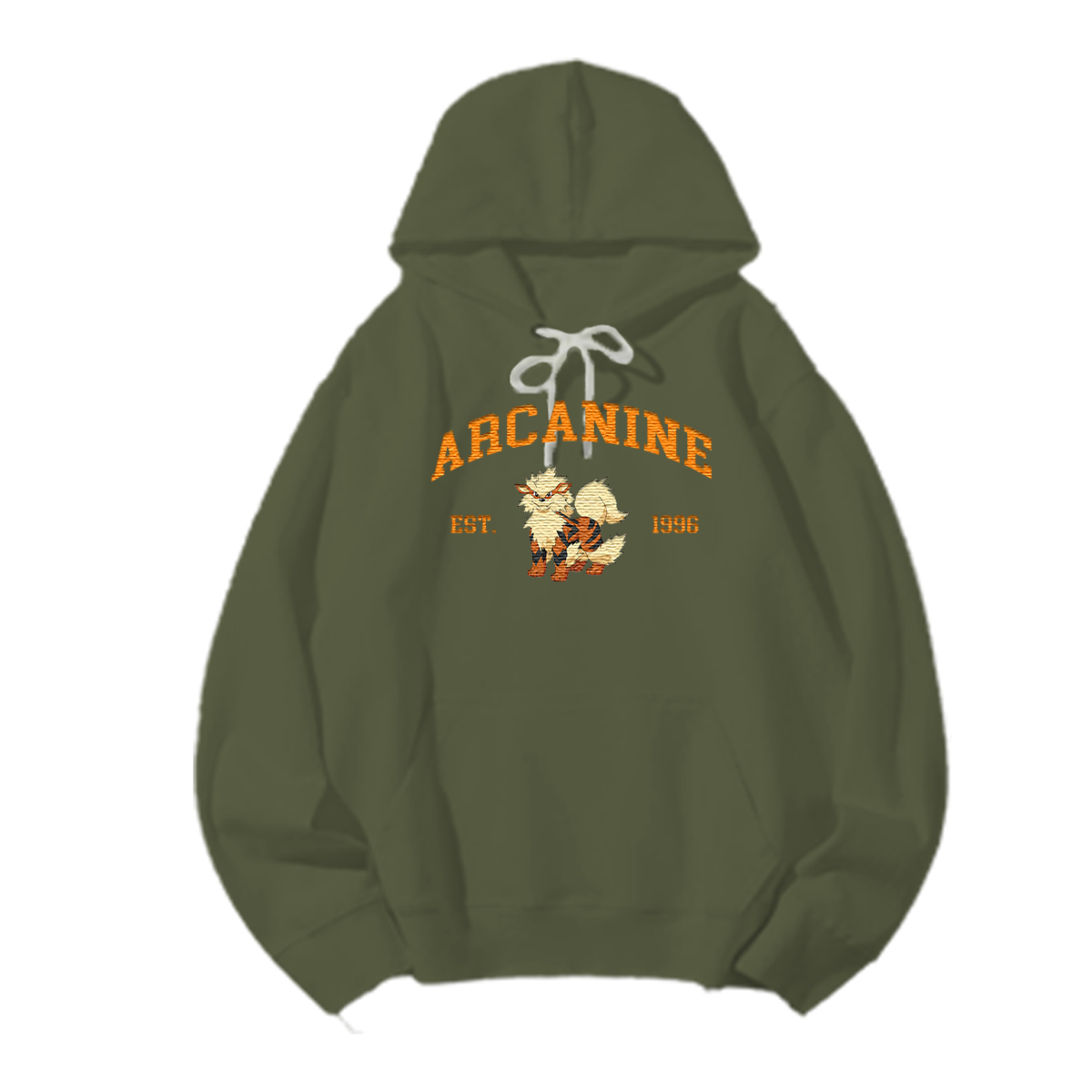 ARCANINE Embroidered Anime Character Unisex T-Shirt,Crewneck,Hoodie,Stylish Gift for Friends,E48