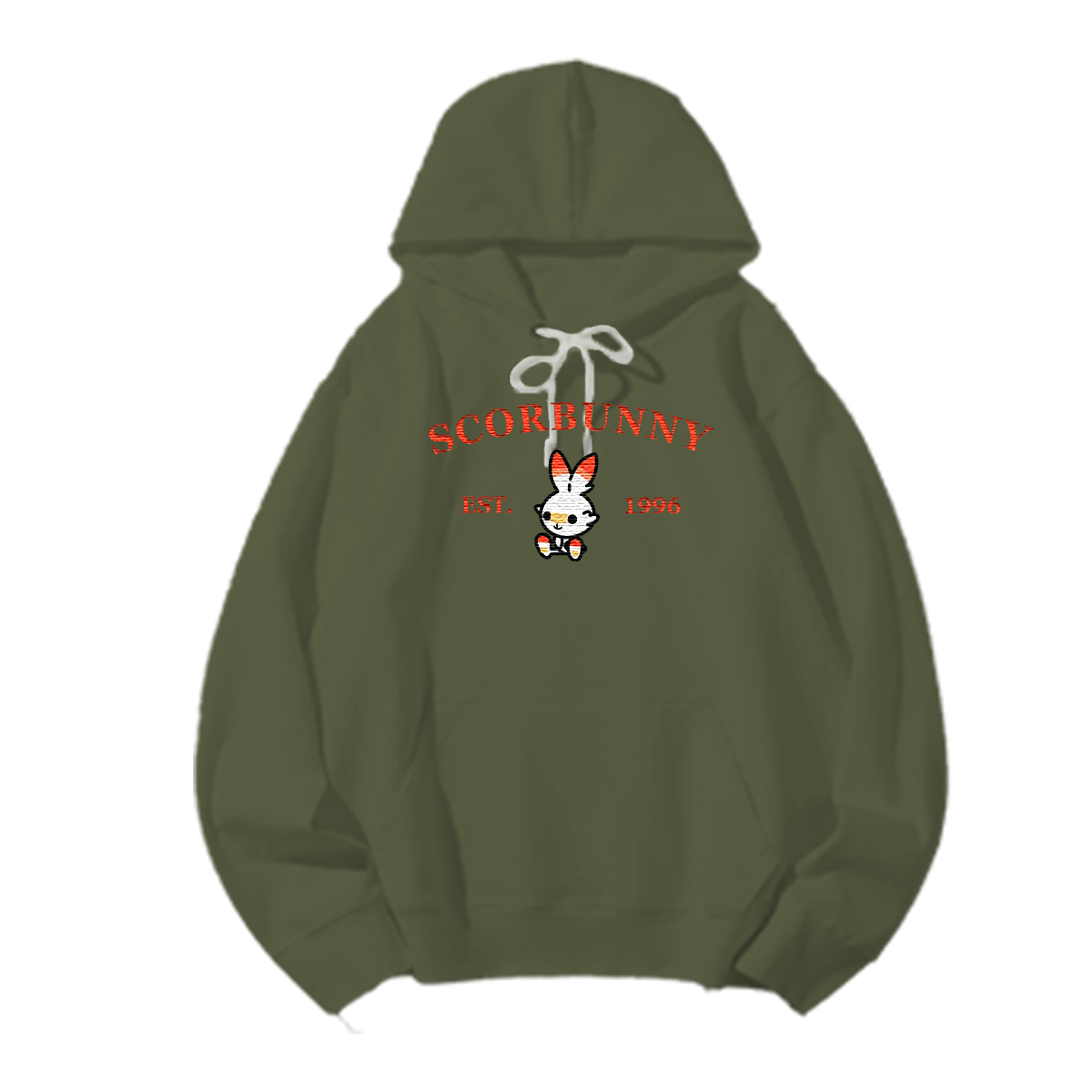 SCORBUNNY Embroidered Anime Character Unisex T-Shirt,Crewneck,Hoodie,Stylish Gift for Friends,E166