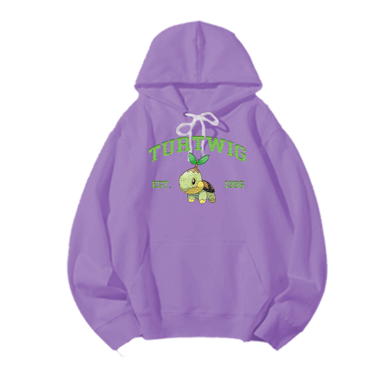 TURTWIG Embroidered Anime Character Unisex T-Shirt,Crewneck,Hoodie,Stylish Gift for Friends,E16