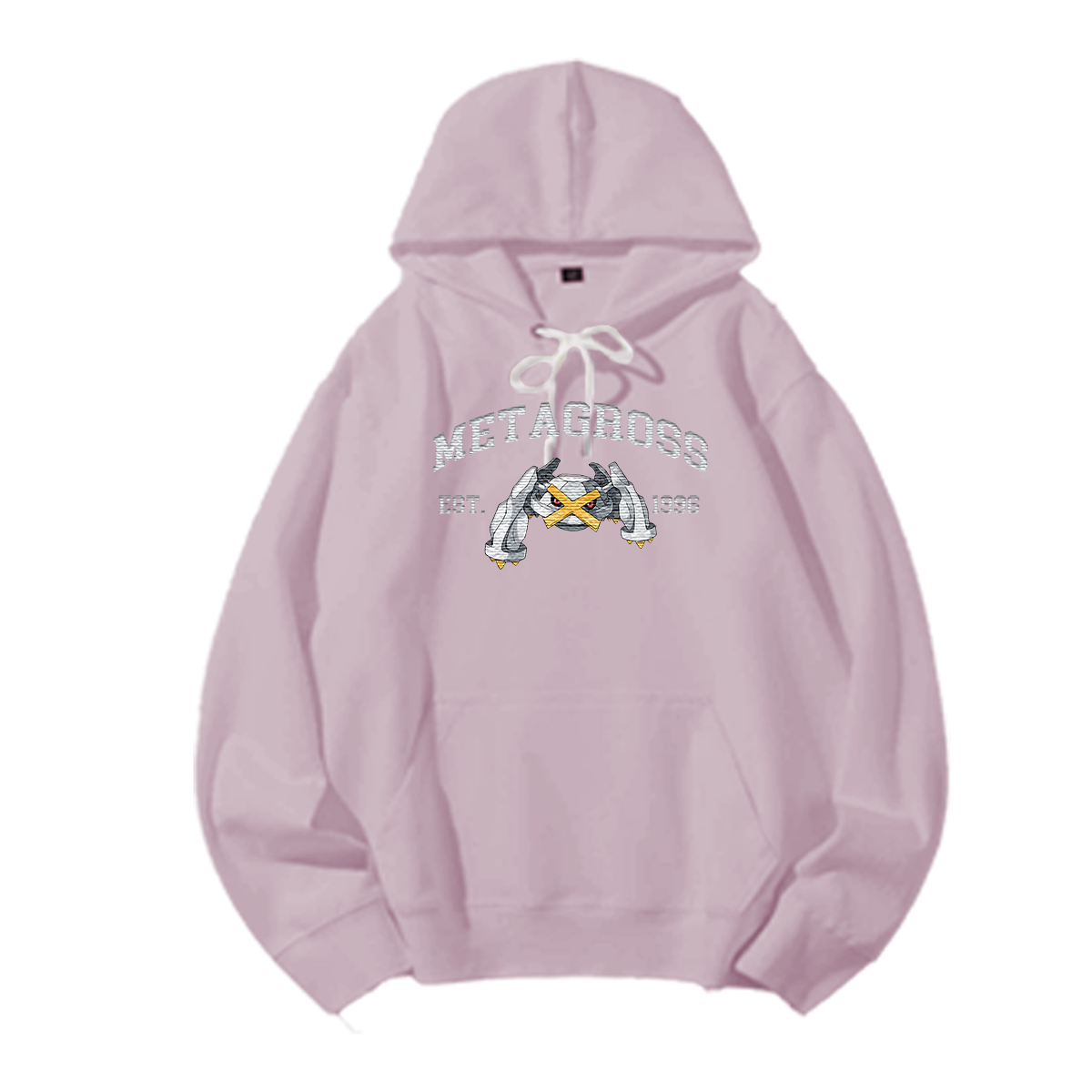 METAGROSS Embroidered Anime Character Unisex T-Shirt,Crewneck,Hoodie,Stylish Gift for Friends,E109