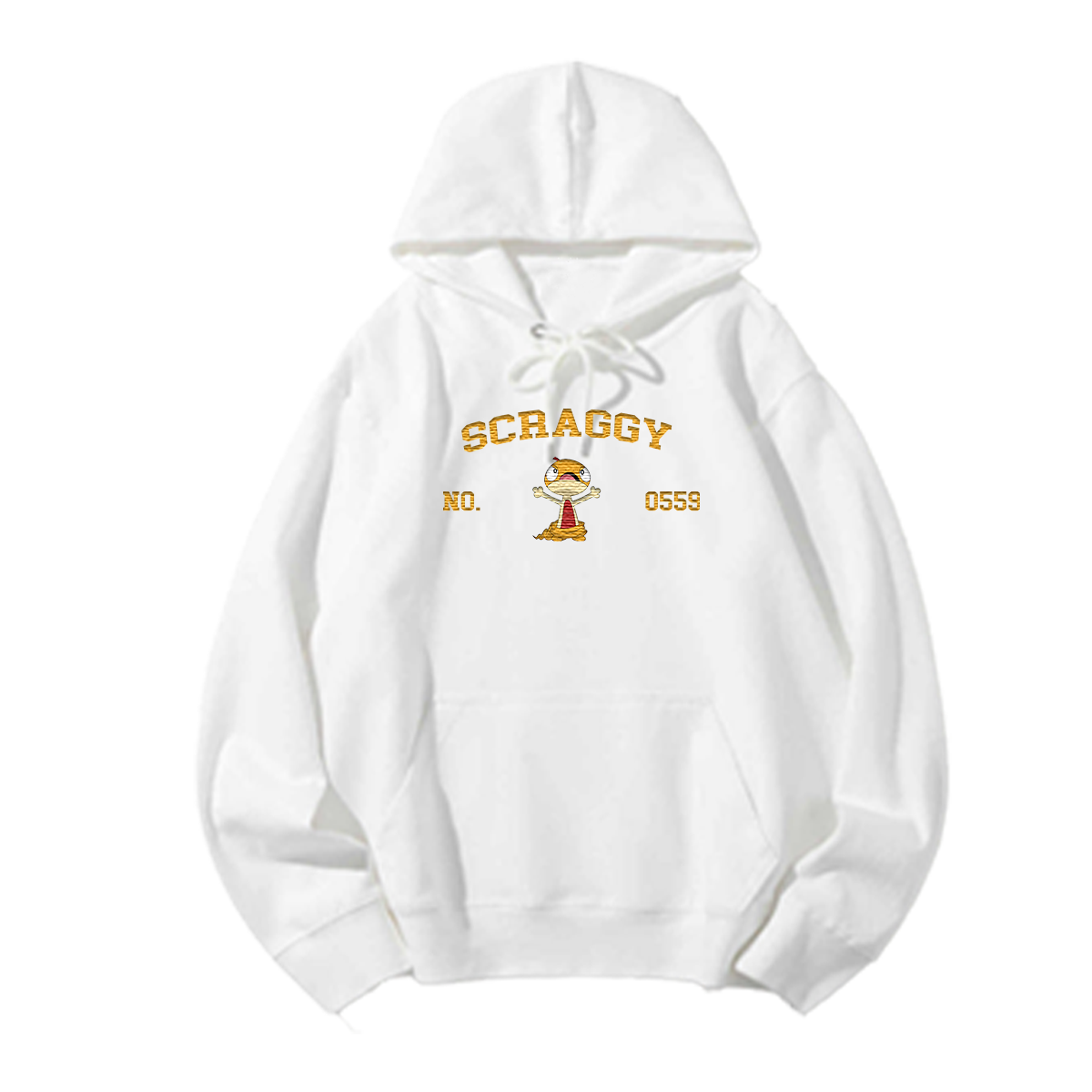 SCRAGGY Embroidered Anime Character Unisex T-Shirt,Crewneck,Hoodie,Stylish Gift for Friends,E305