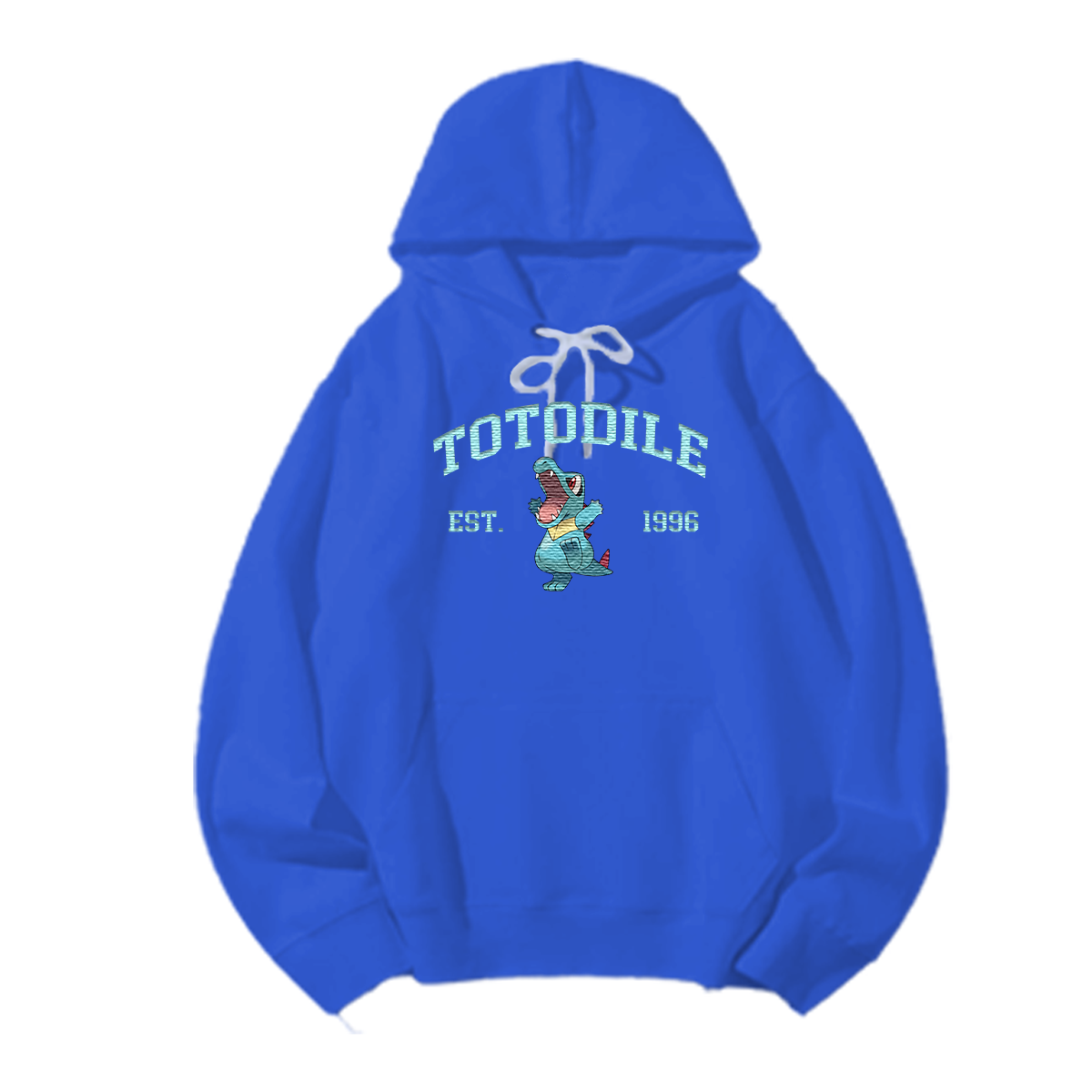 TOTODILE Embroidered Anime Character Unisex T-Shirt,Crewneck,Hoodie,Stylish Gift for Friends,E85