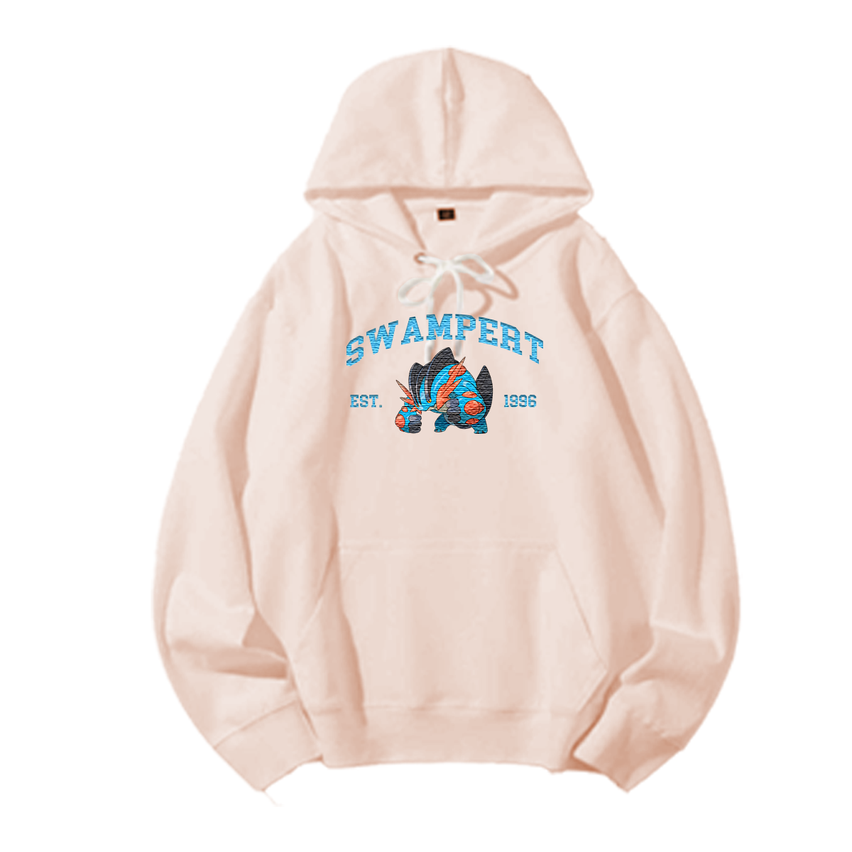 SWAMPERT Embroidered Anime Character Unisex T-Shirt,Crewneck,Hoodie,Stylish Gift for Friends,E137