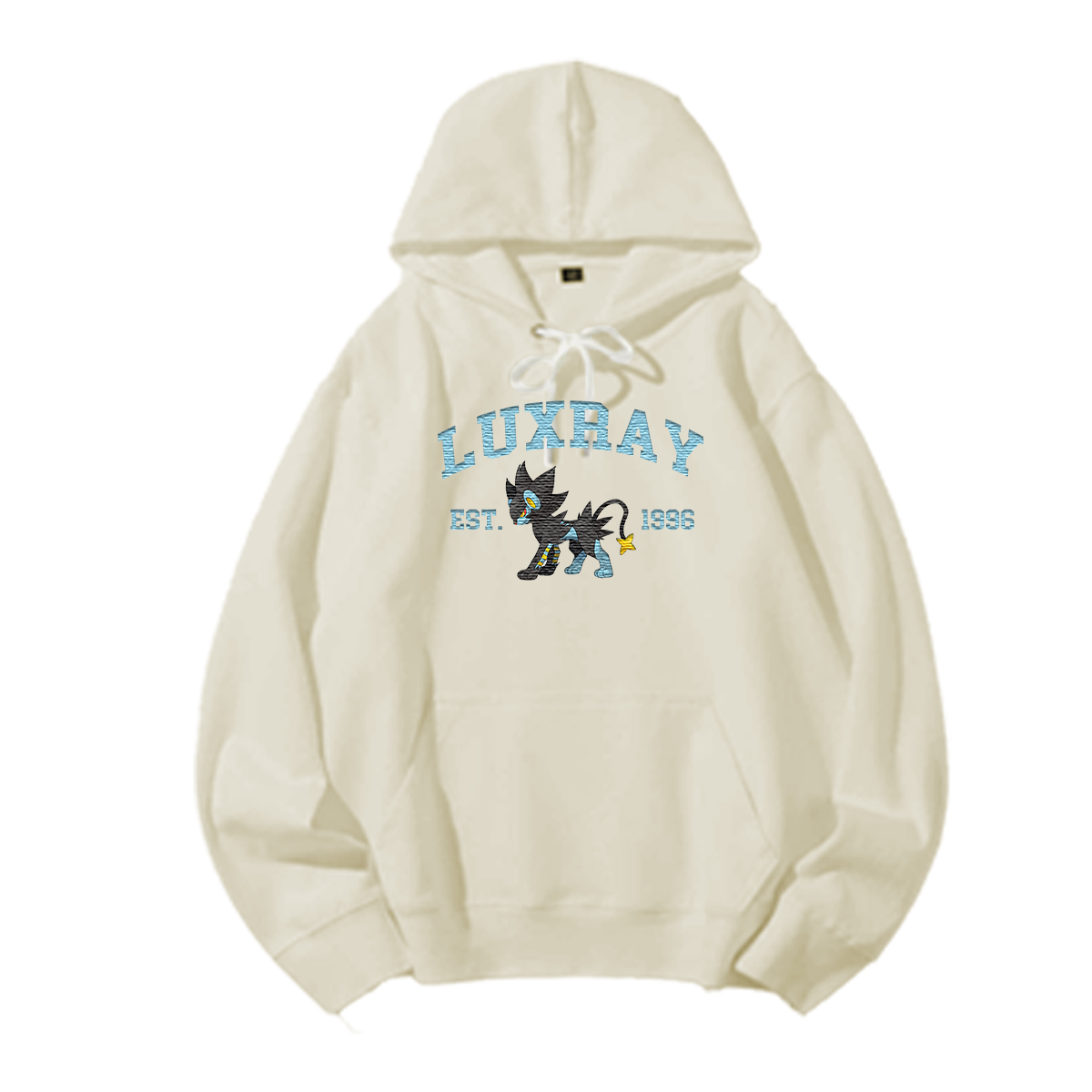 LUXRAY Embroidered Anime Character Unisex T-Shirt,Crewneck,Hoodie,Stylish Gift for Friends,E101