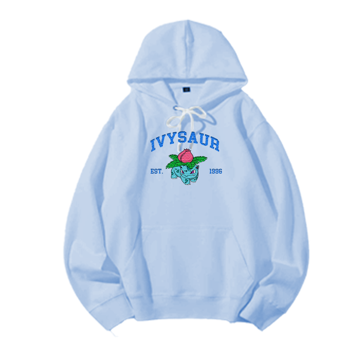 IVYSAUR Embroidered Anime Character Unisex T-Shirt,Crewneck,Hoodie,Stylish Gift for Friends,E187